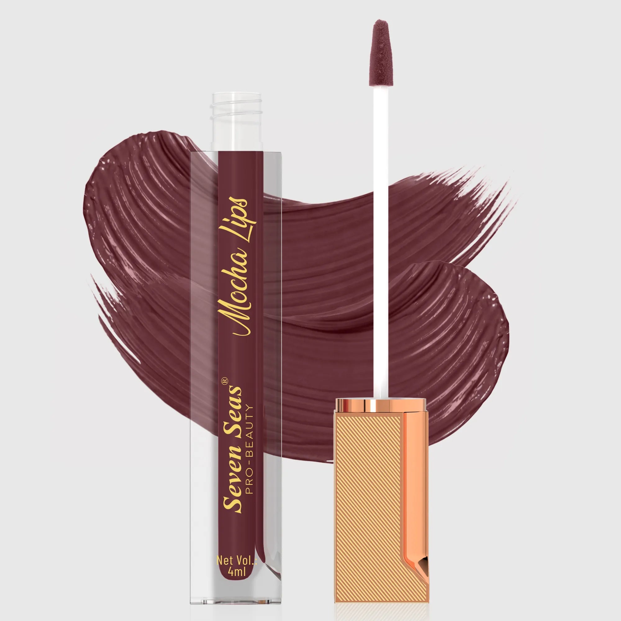 Mocha Lips Matte Liquid Lipstick | Non-Transfer & 12-Hour Stay