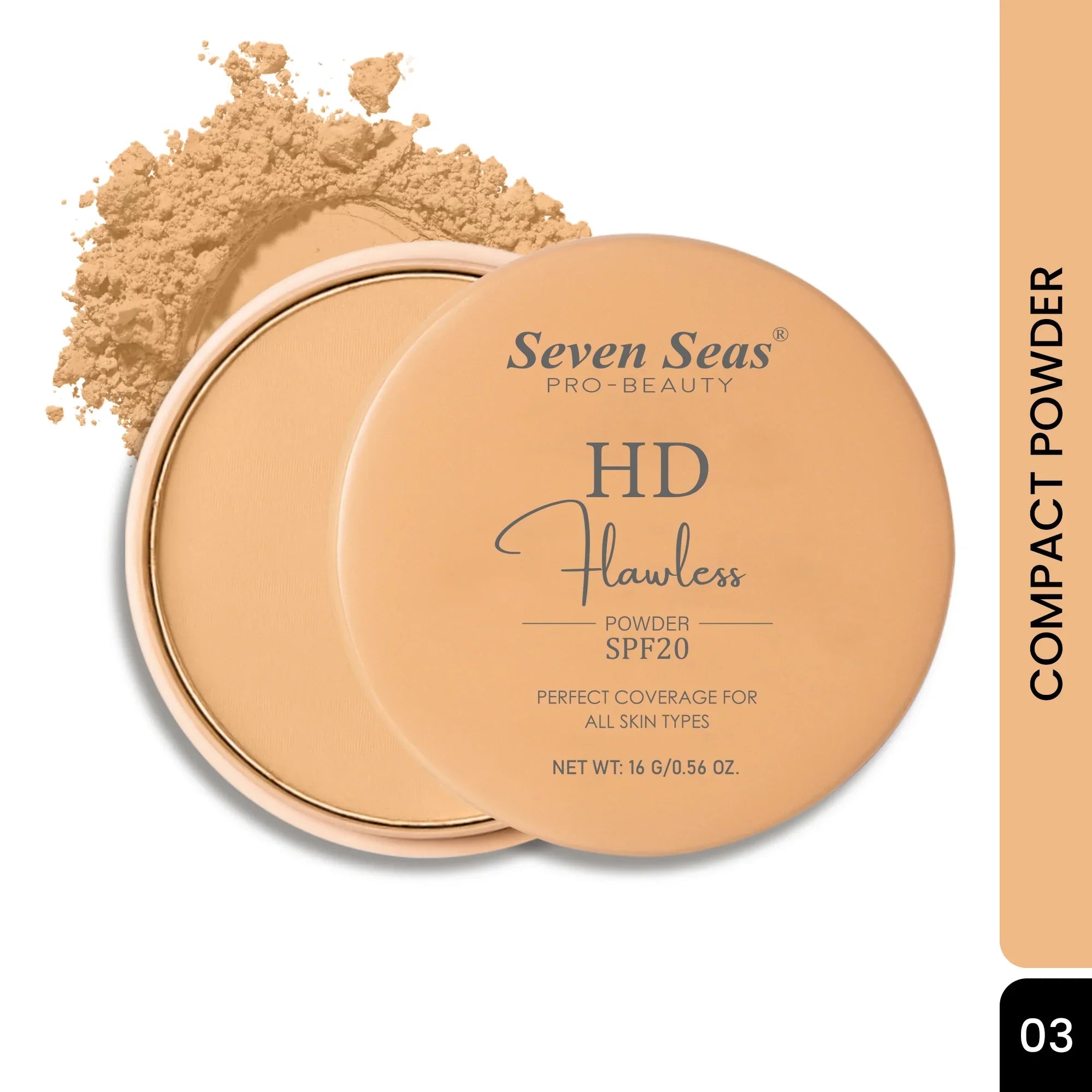 HD Flawless Compact Powder - Seven Seas Cosmetics