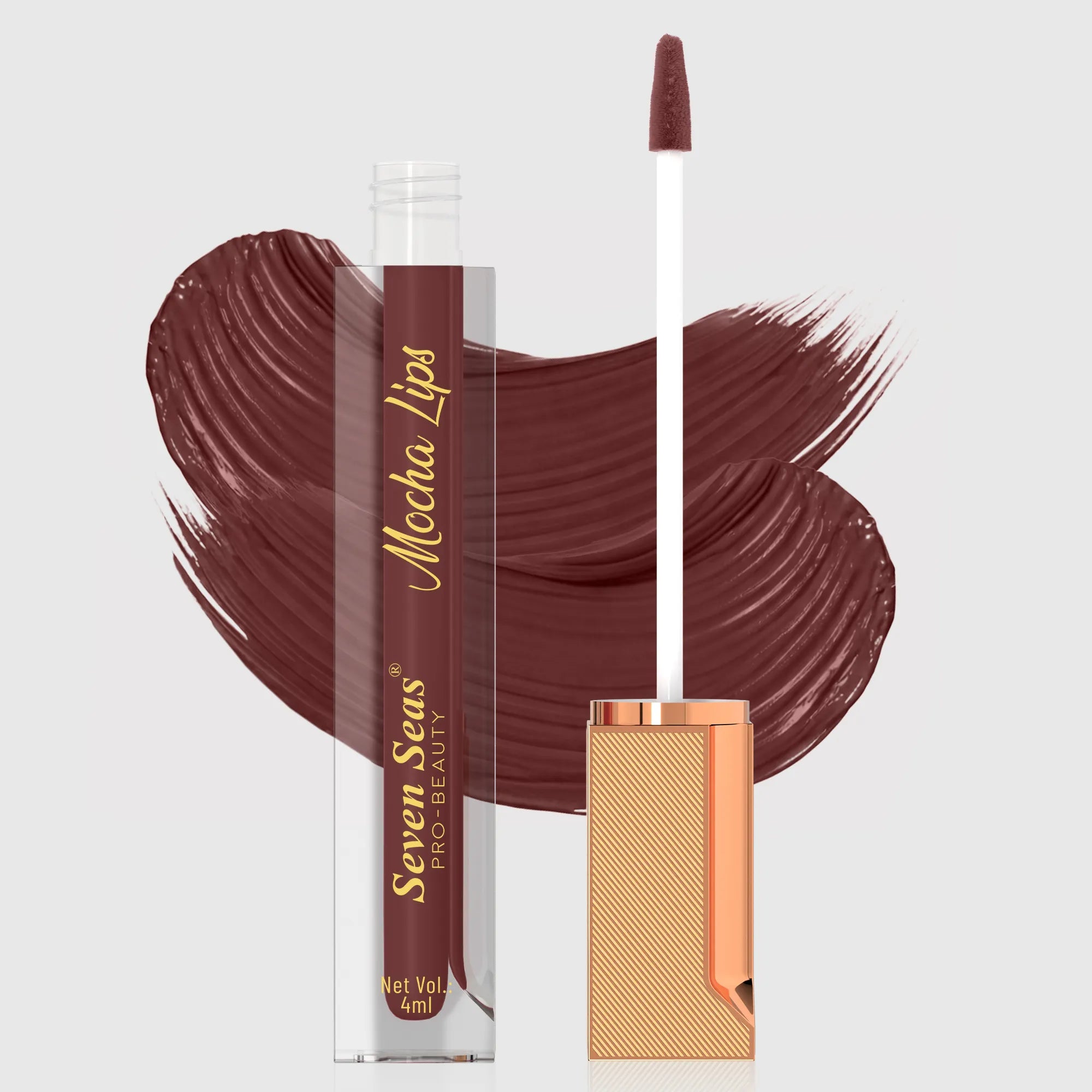 Mocha Lips Matte Liquid Lipstick | Non-Transfer & 12-Hour Stay