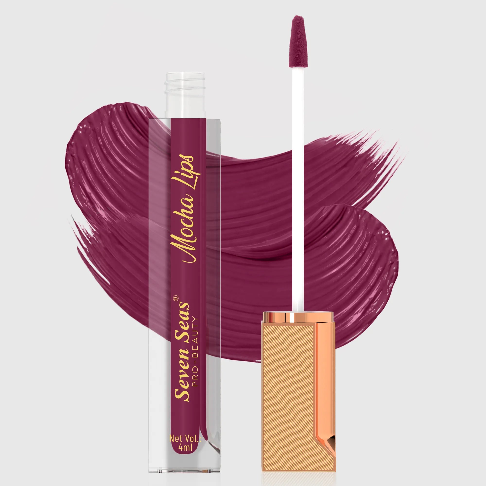 Mocha Lips Matte Liquid Lipstick | Non-Transfer & 12-Hour Stay
