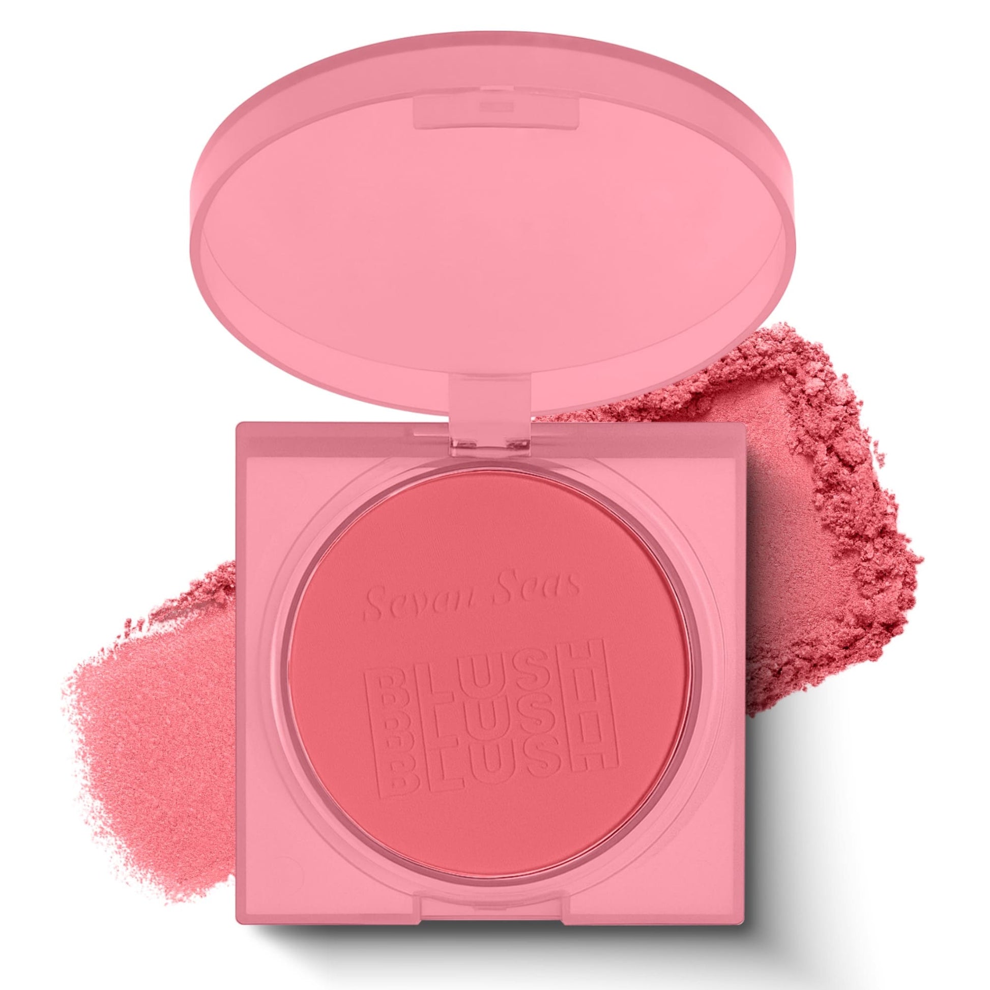 Seven Blusher Eyeshadow | Buildable Coverage | Easy To Blend | Perfect Pigmentation | Blusher Palette With Brush | Long Lasting | Matte Finish | Blusher Powder for Women - Seven Seas Cosmetics