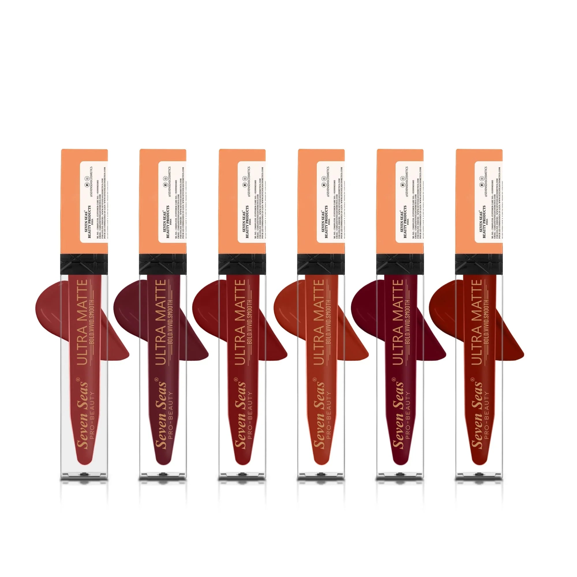 Ultra Matte Liquid Lipstick for Women | Long Lasting, High Pigment Color - Seven Seas Cosmetics