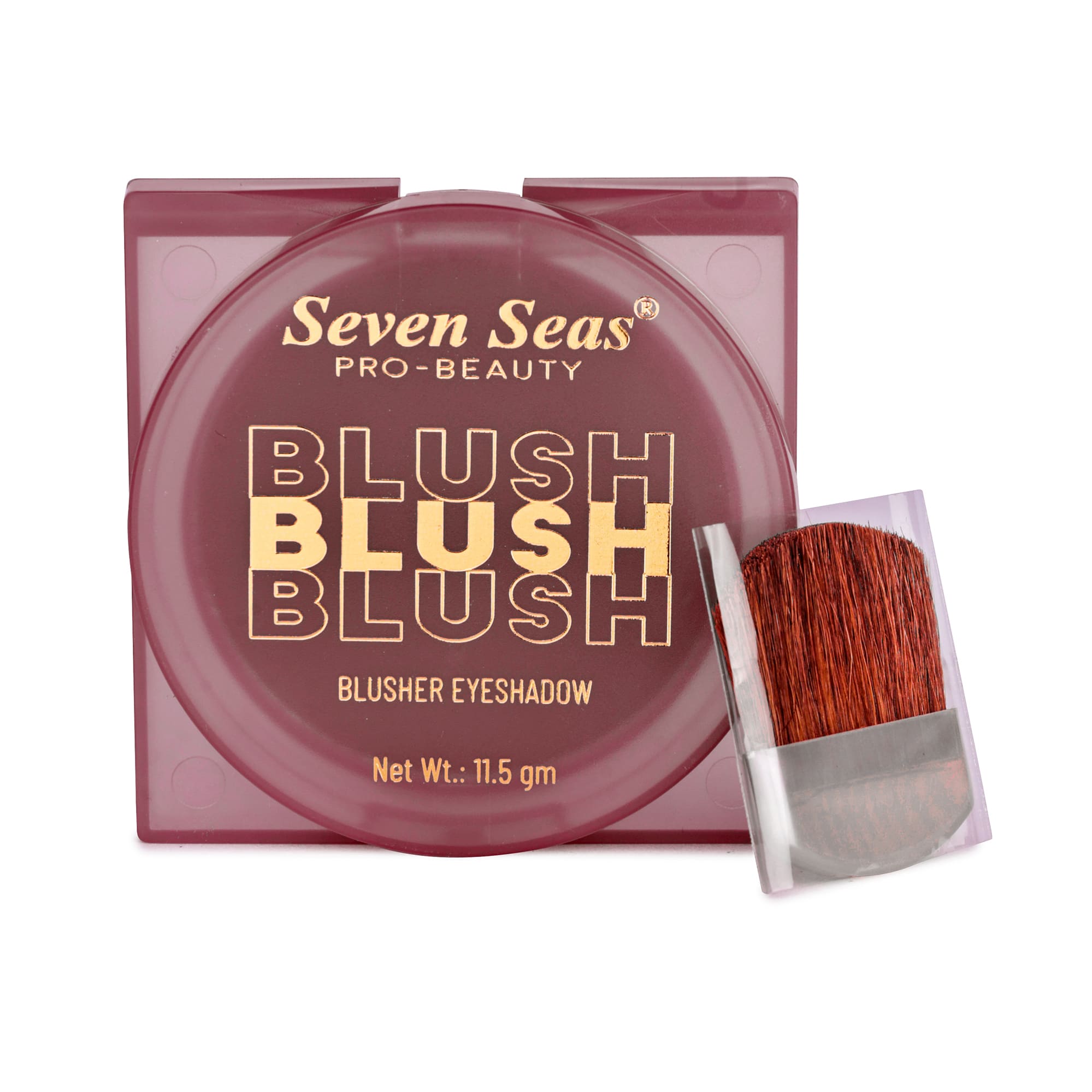 Seven Blusher Eyeshadow | Buildable Coverage | Easy To Blend | Perfect Pigmentation | Blusher Palette With Brush | Long Lasting | Matte Finish | Blusher Powder for Women - Seven Seas Cosmetics
