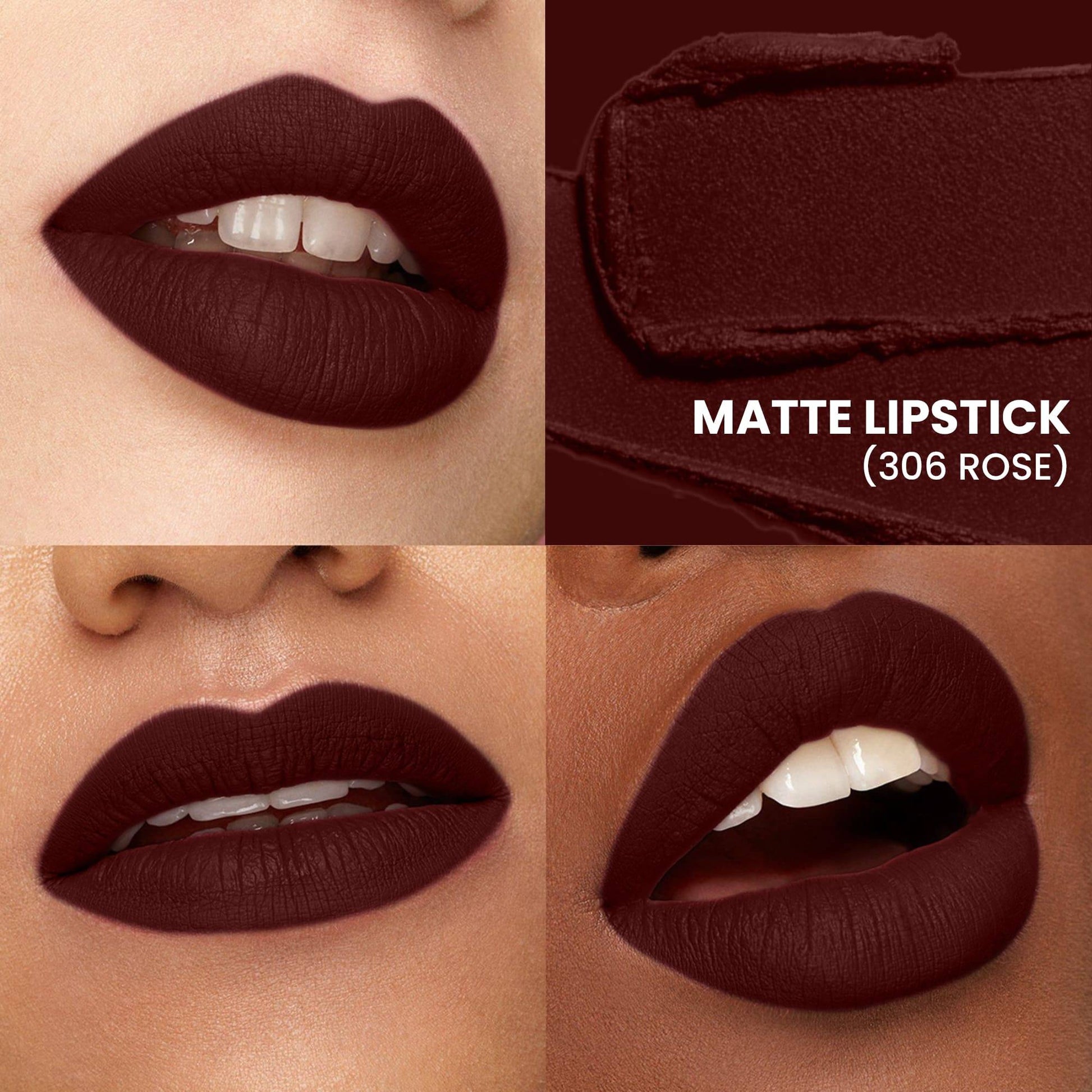 Seven Seas Fiery Lips Matte Lipstick | Long Lasting Matte Lipstick | Intense Matte Finish | Creamy Texture | Highly Pigmented Lipstick - Seven Seas Cosmetics