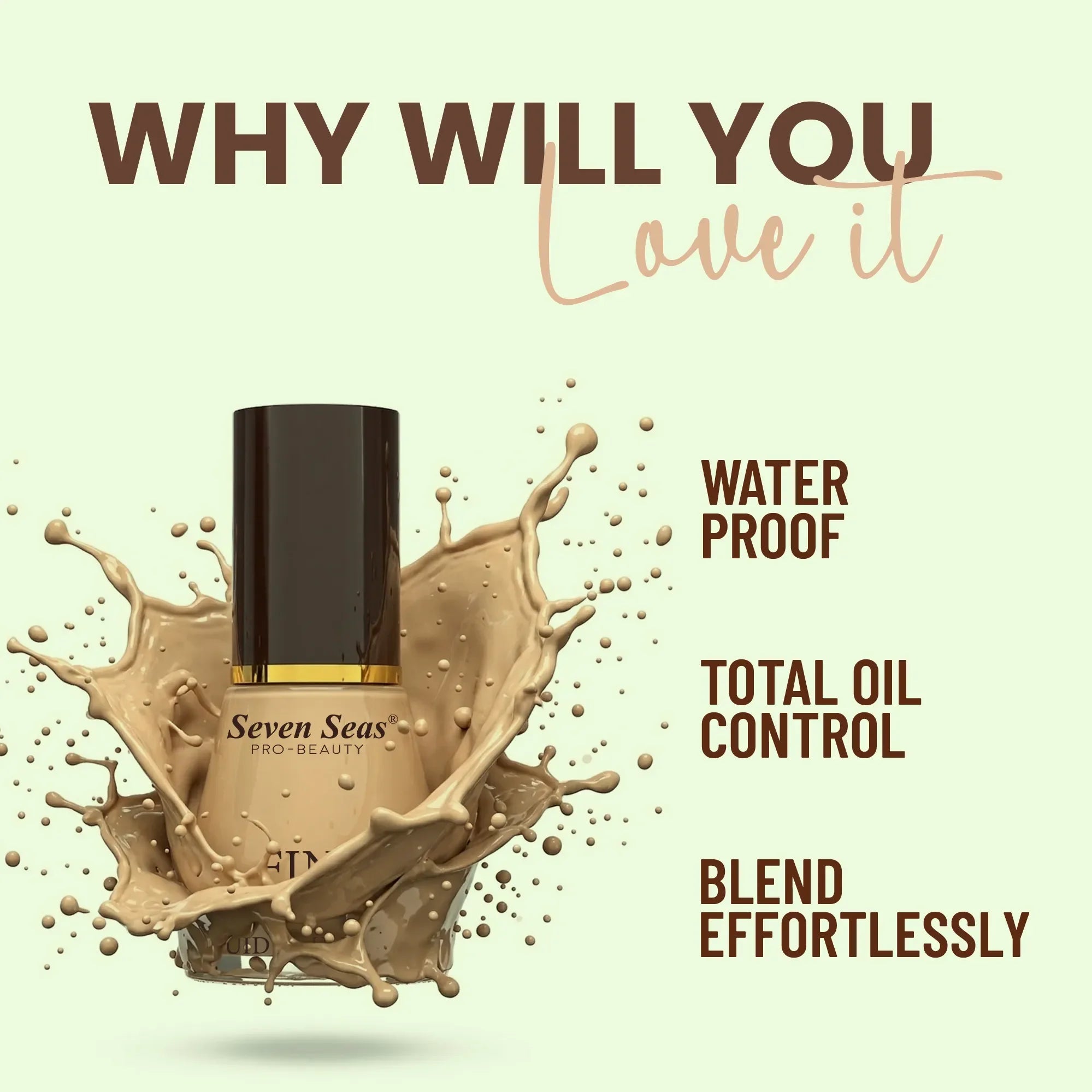 Fine Touch Liquid Foundation - Seven Seas Cosmetics