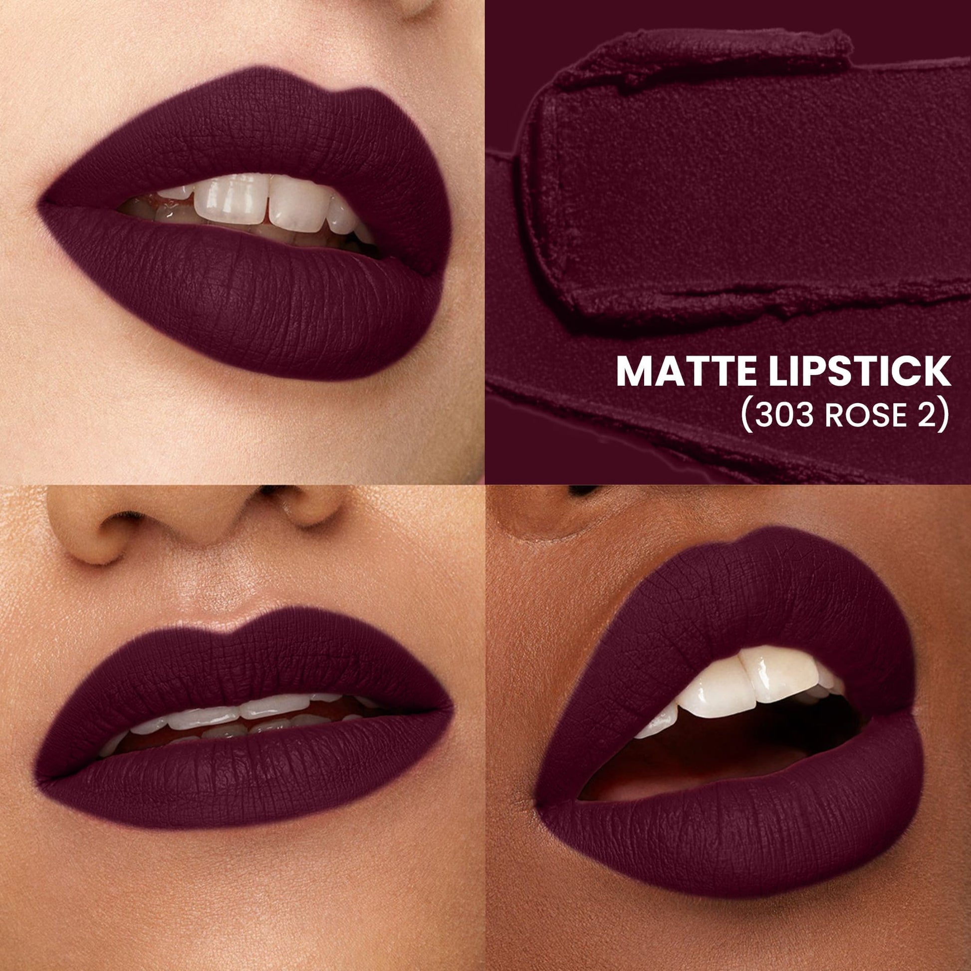 Seven Seas Fiery Lips Matte Lipstick | Long Lasting Matte Lipstick | Intense Matte Finish | Creamy Texture | Highly Pigmented Lipstick - Seven Seas Cosmetics