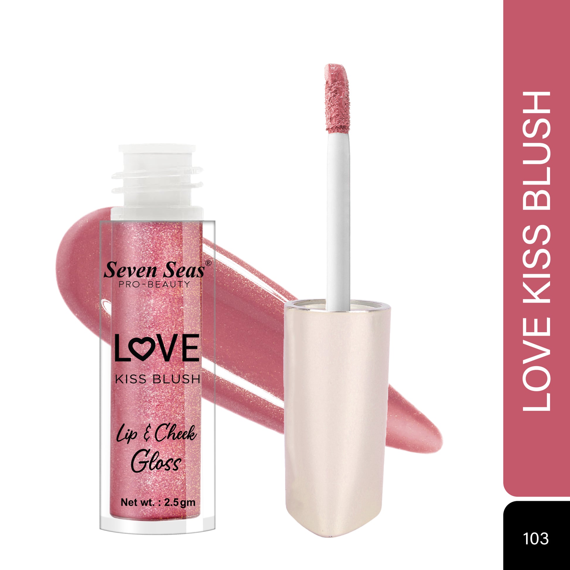 Seven Seas Love Kiss Blush Lip & Cheek Gloss - Seven Seas Cosmetics