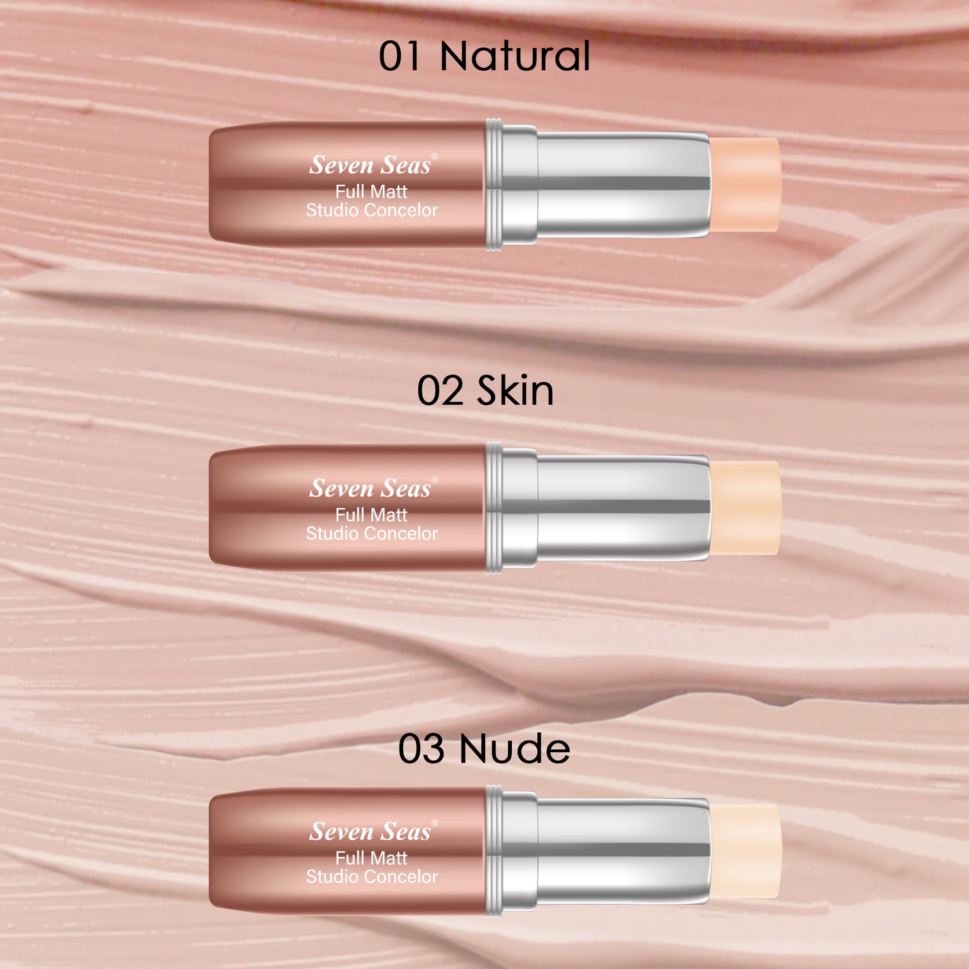 Seven Seas Full Matt Studio Concealer - Seven Seas Cosmetics
