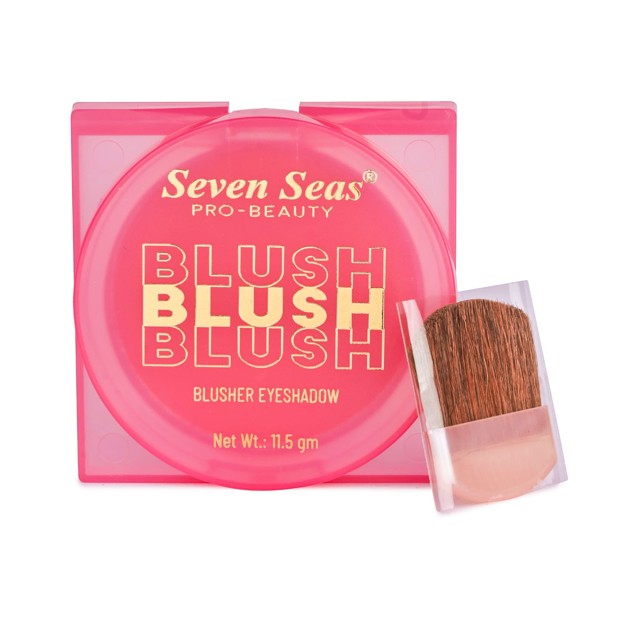Seven Blusher Eyeshadow | Buildable Coverage | Easy To Blend | Perfect Pigmentation | Blusher Palette With Brush | Long Lasting | Matte Finish | Blusher Powder for Women - Seven Seas Cosmetics