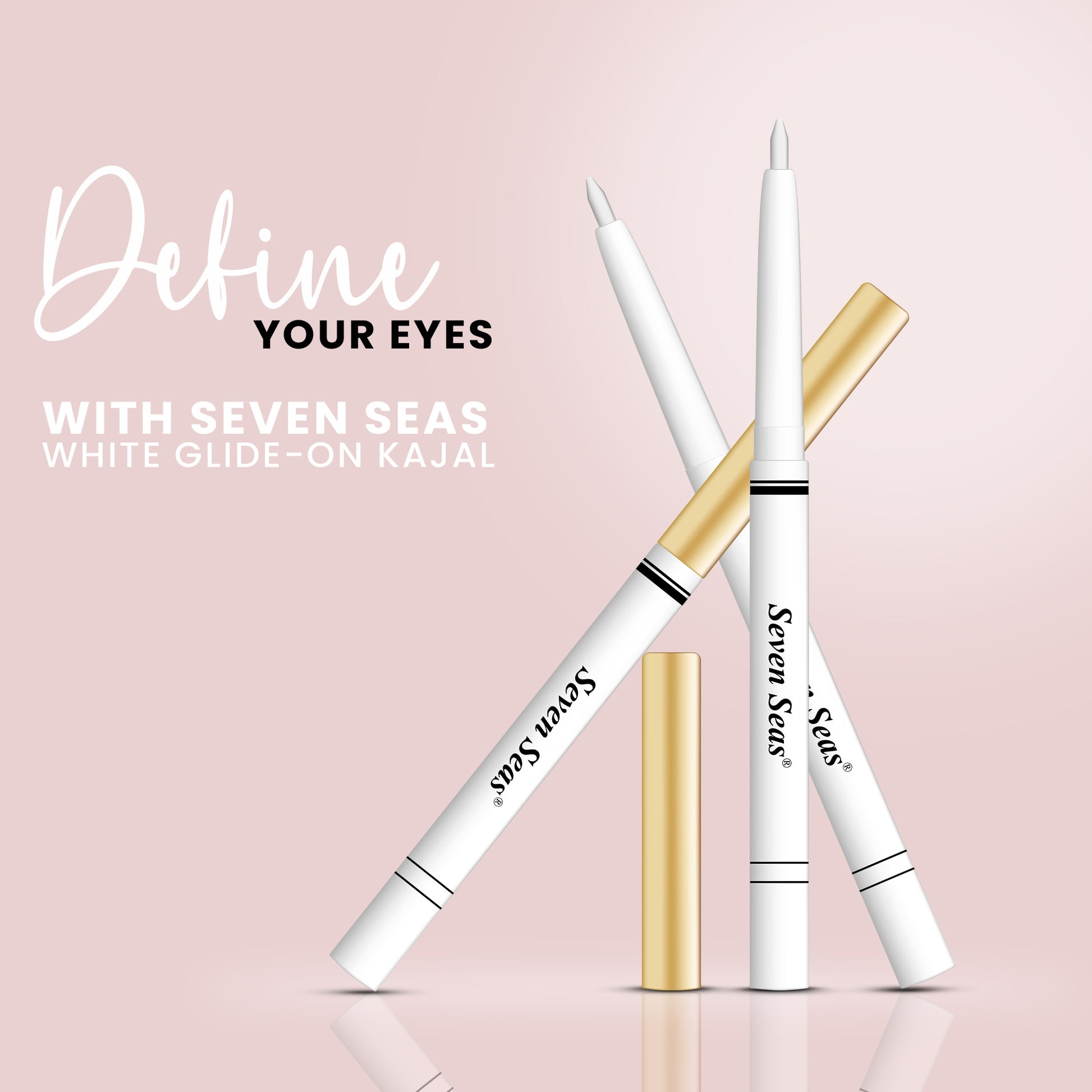 Seven Seas Glide On Color Kajal - Seven Seas Cosmetics