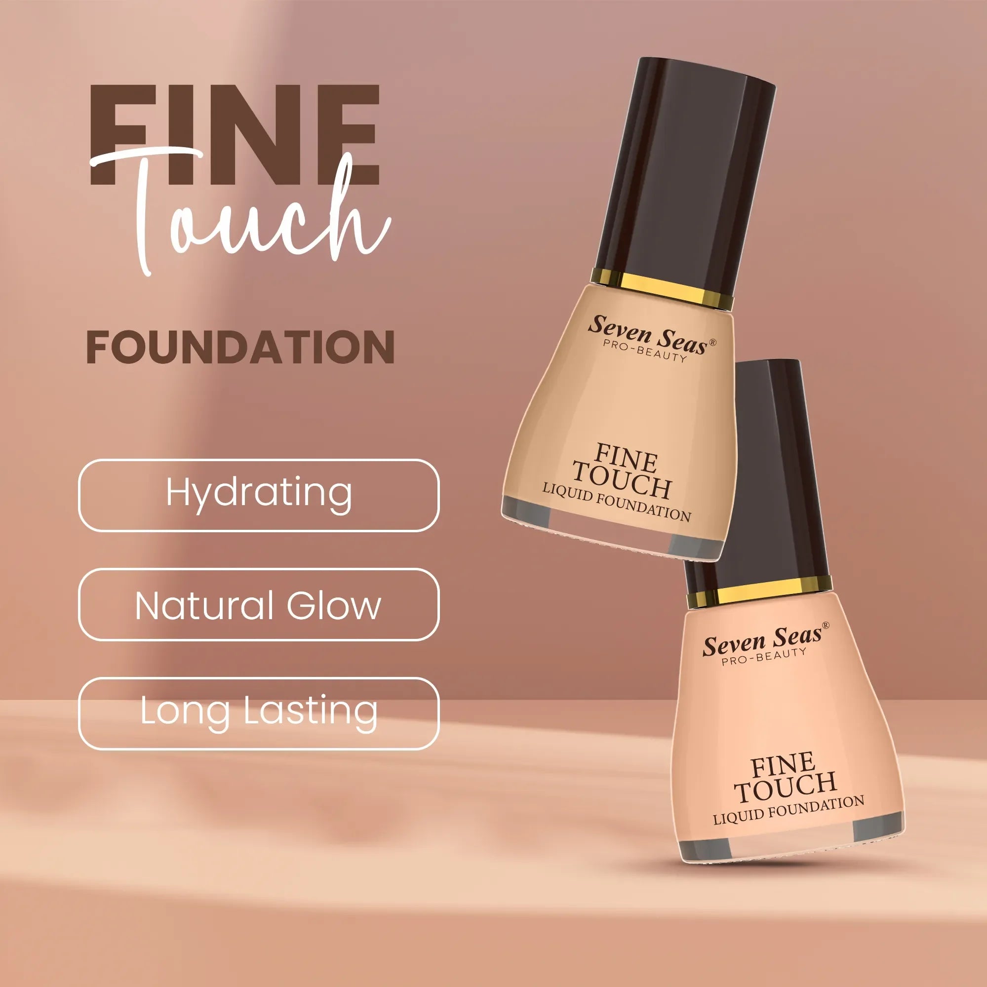 Fine Touch Liquid Foundation - Seven Seas Cosmetics