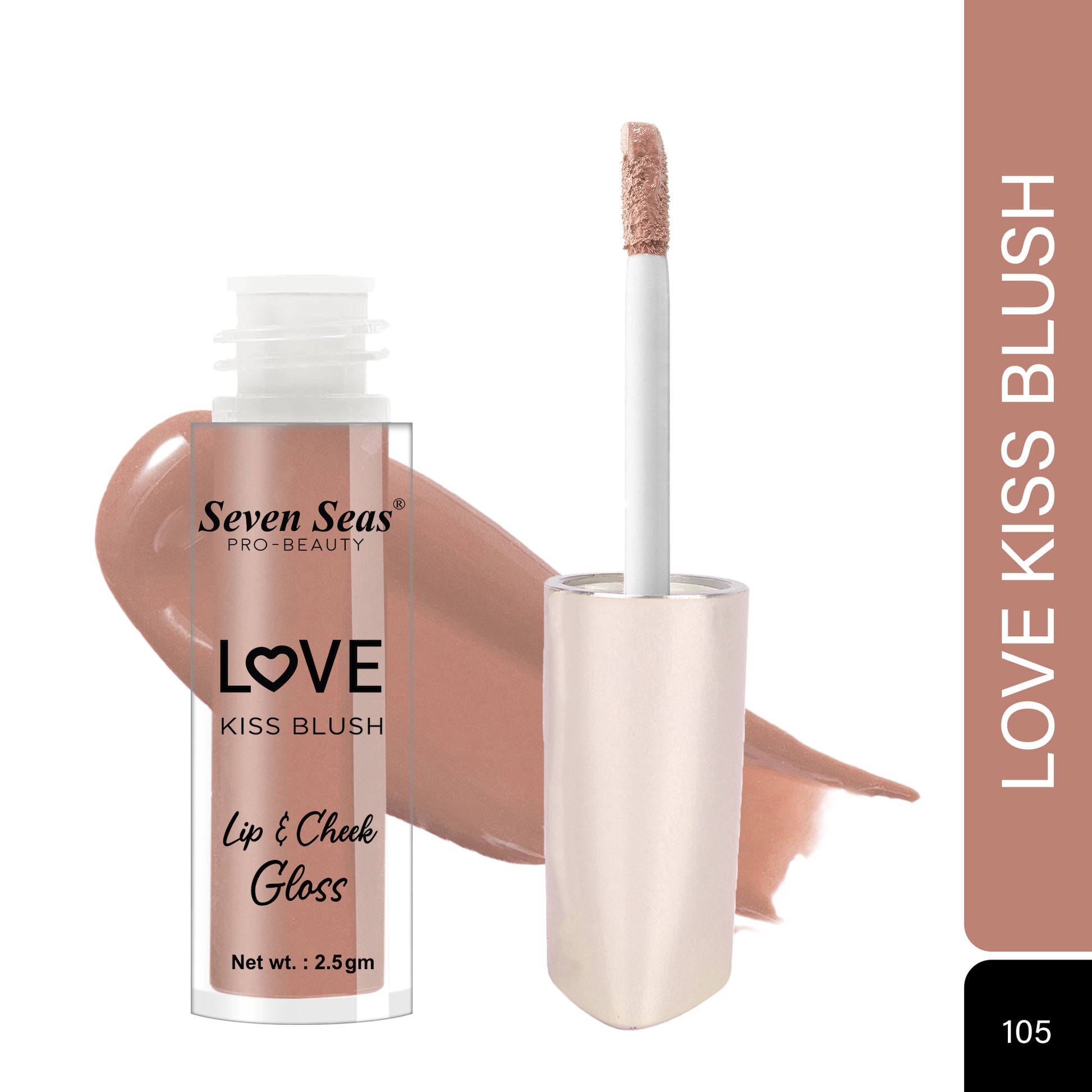 Seven Seas Love Kiss Blush Lip & Cheek Gloss - Seven Seas Cosmetics