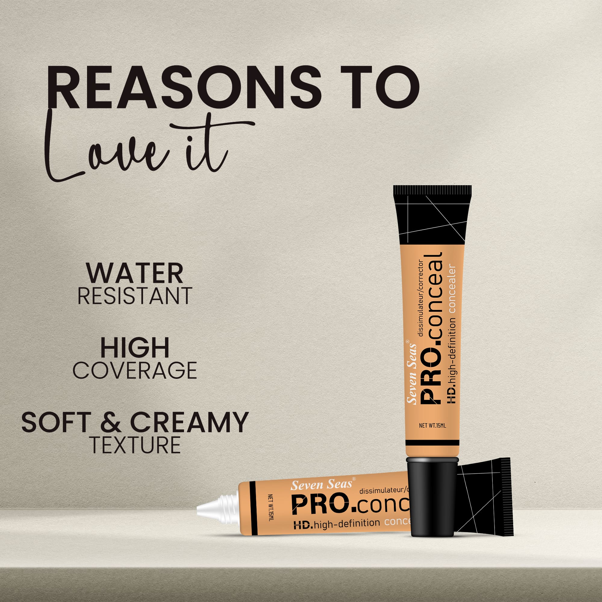 Seven Seas HD Pro Matte Liquid Concealer - Seven Seas Cosmetics