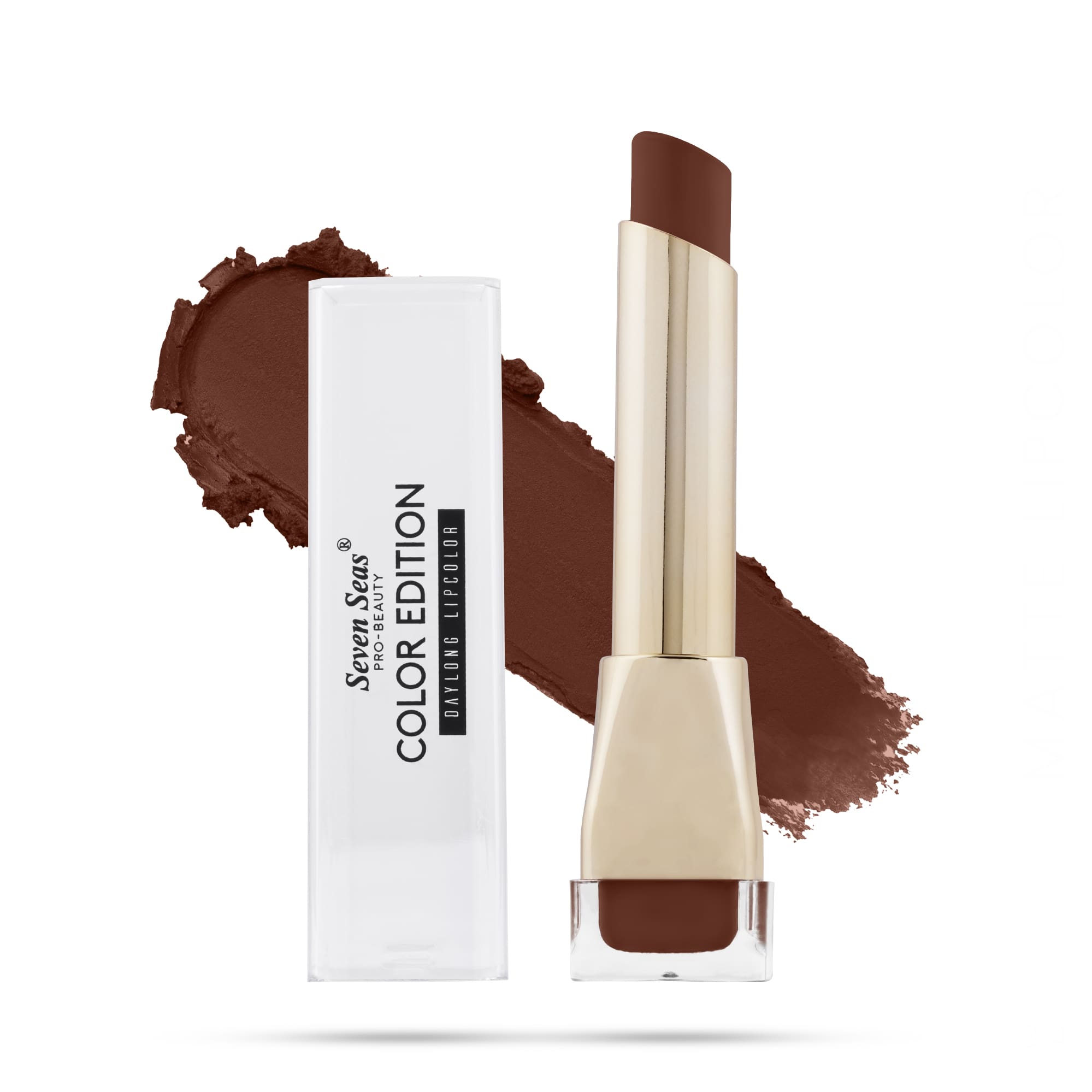 Seven Seas Color Edition Matte Lipstick | Highly Pigmented | Long Lasting | Waterproof | Smudgeproof | Single Coat Application | Lipstick for Women - Seven Seas Cosmetics