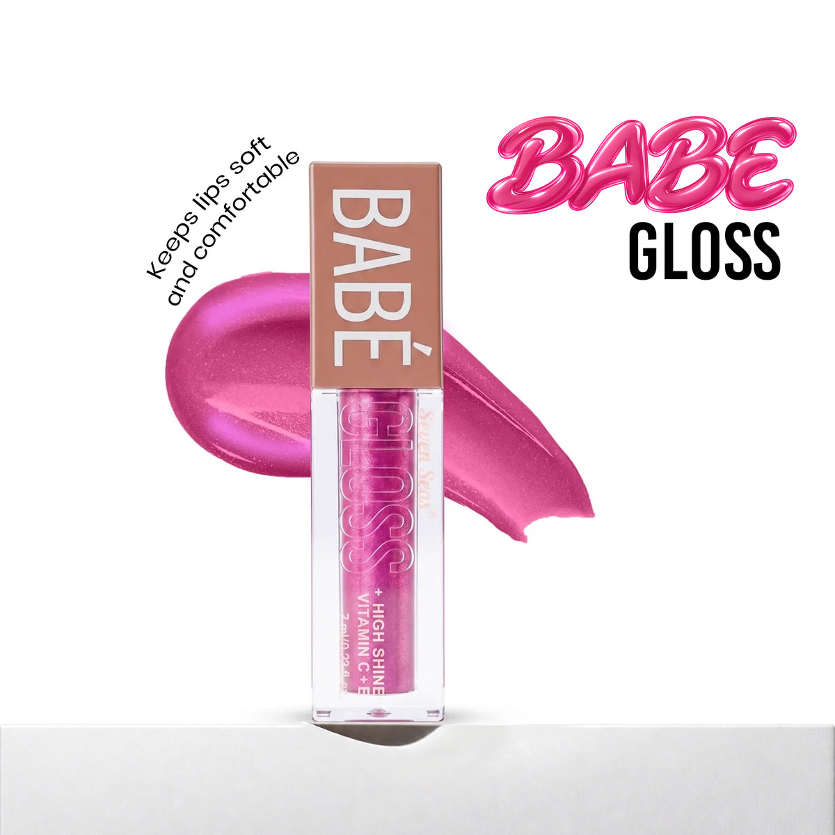 Go Babe High Shine Lip Gloss with Vitamin C & E