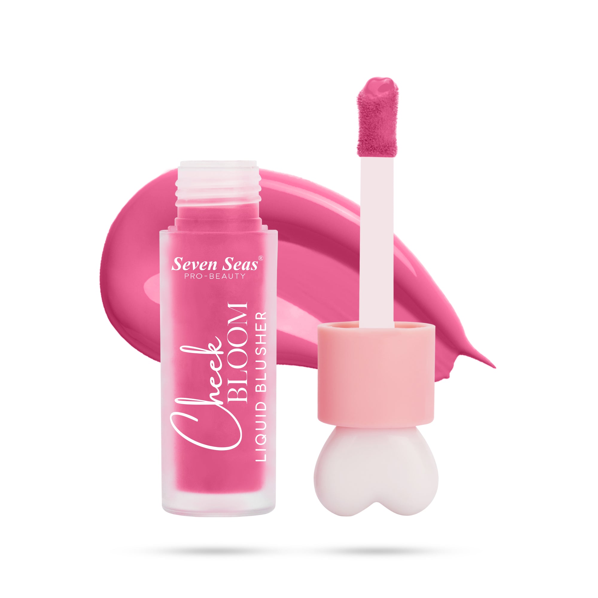 Seven Seas Cheek Bloom Liquid Blusher & Lip Gloss | Highly Pigmented | Long-lasting | Waterproof | Buildable & Blendable | All Skin Types | - Seven Seas Cosmetics