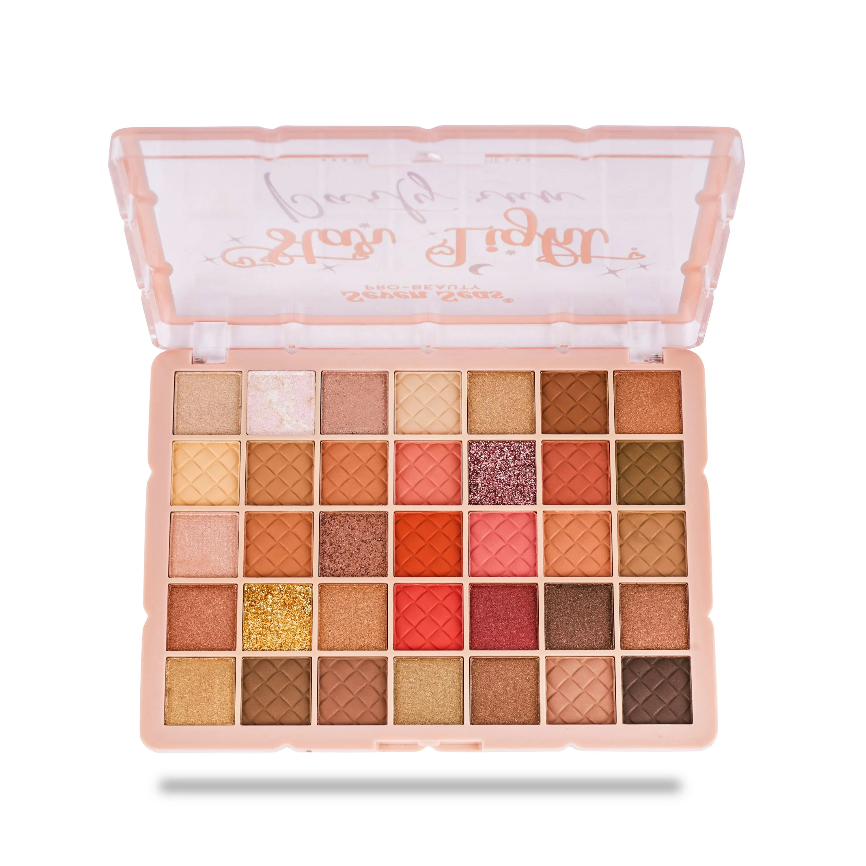 Star Light Party Eyeshadow Palette | 35 Colors Matte, Shimmer & Metallic - Seven Seas Cosmetics