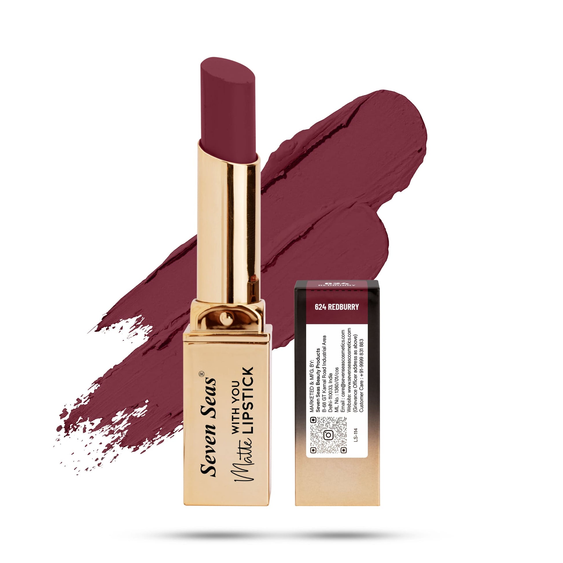 Seven Seas Matte With You Lipstick - Seven Seas Cosmetics