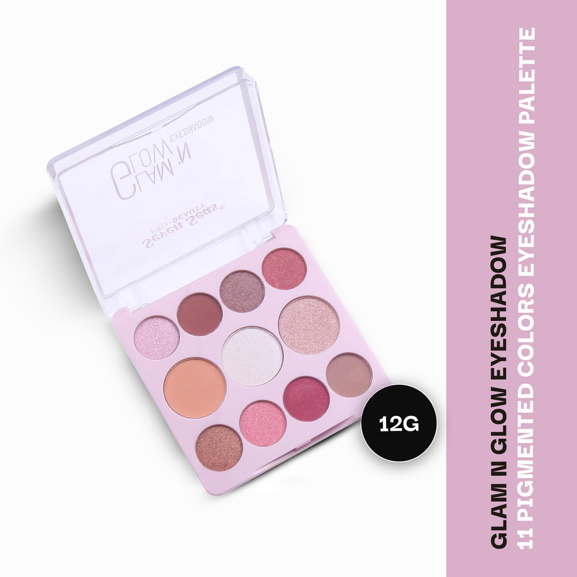 Glam N Glow Eyeshadow Palette - Seven Seas Cosmetics
