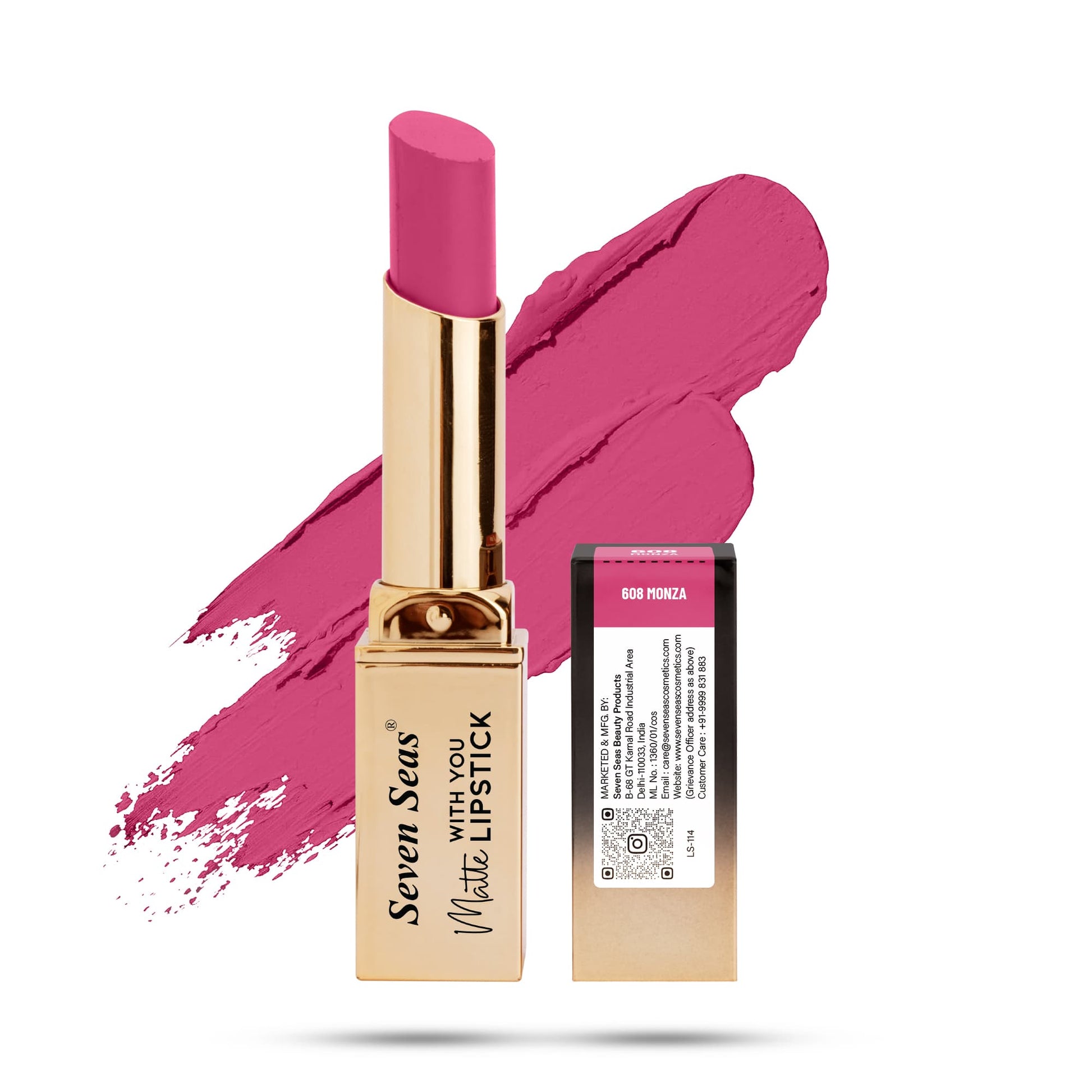 Seven Seas Matte With You Lipstick - Seven Seas Cosmetics