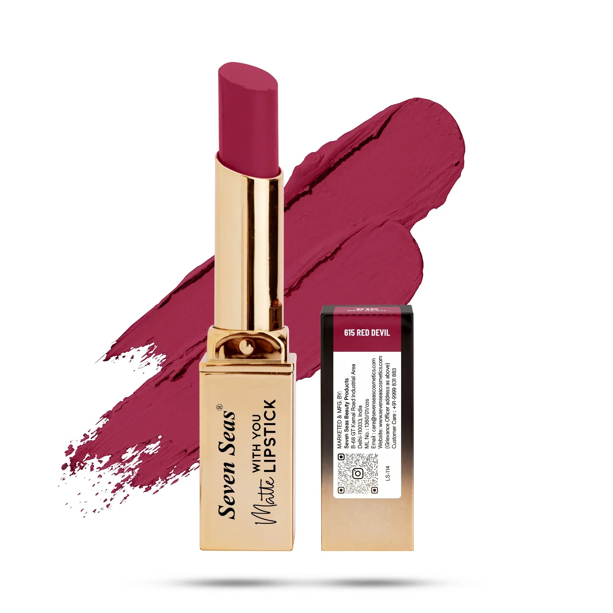 Matte With You Lipstick - Seven Seas Cosmetics