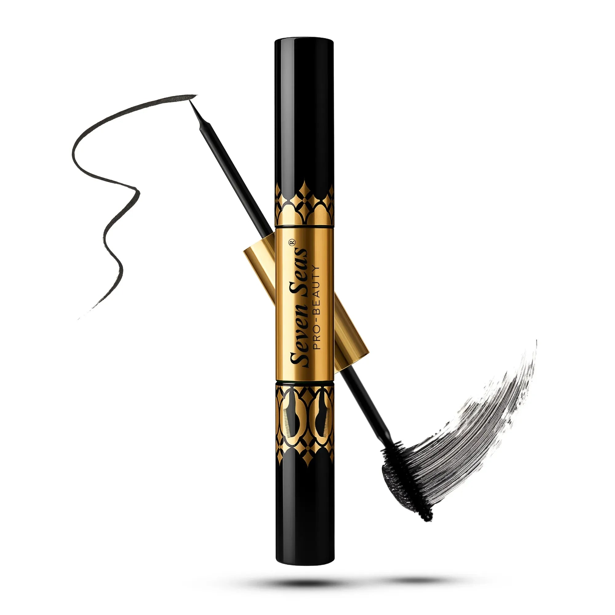 2 in 1 Eyeliner & Mascara | Long Lasting Eye Makeup Duo - Seven Seas Cosmetics