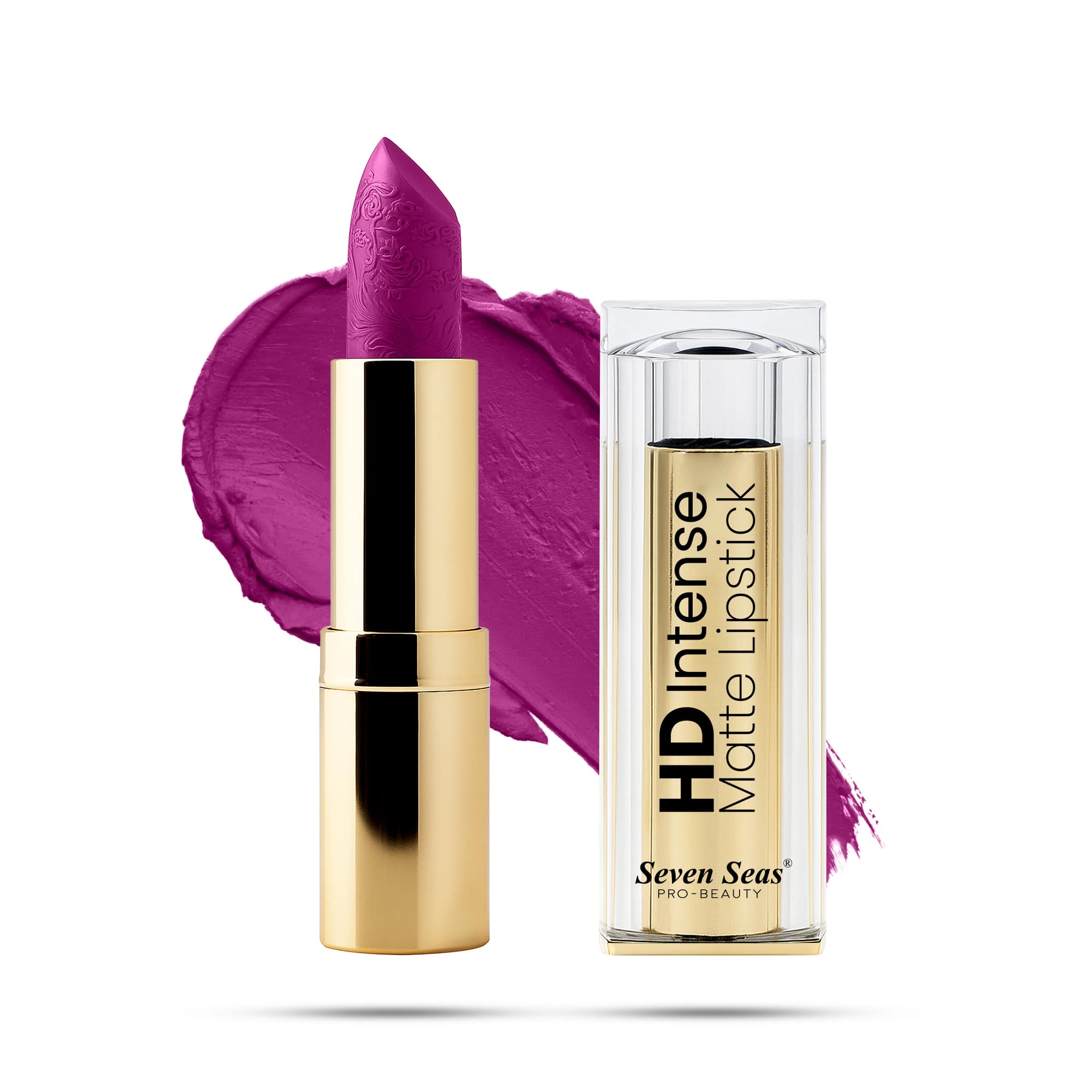 Seven Seas HD Intense Matte Lipstick | Non-Transfer | Lipstick For Women (607-Dark Coffee, 3.5G) - Seven Seas Cosmetics