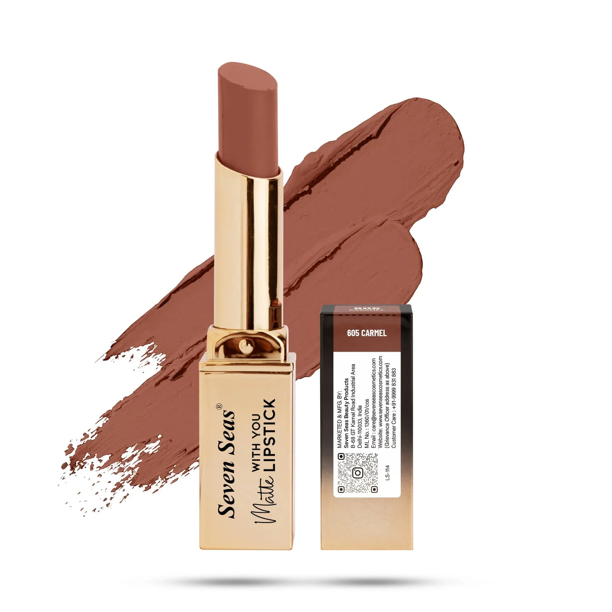 Seven Seas Matte With You Lipstick - Seven Seas Cosmetics