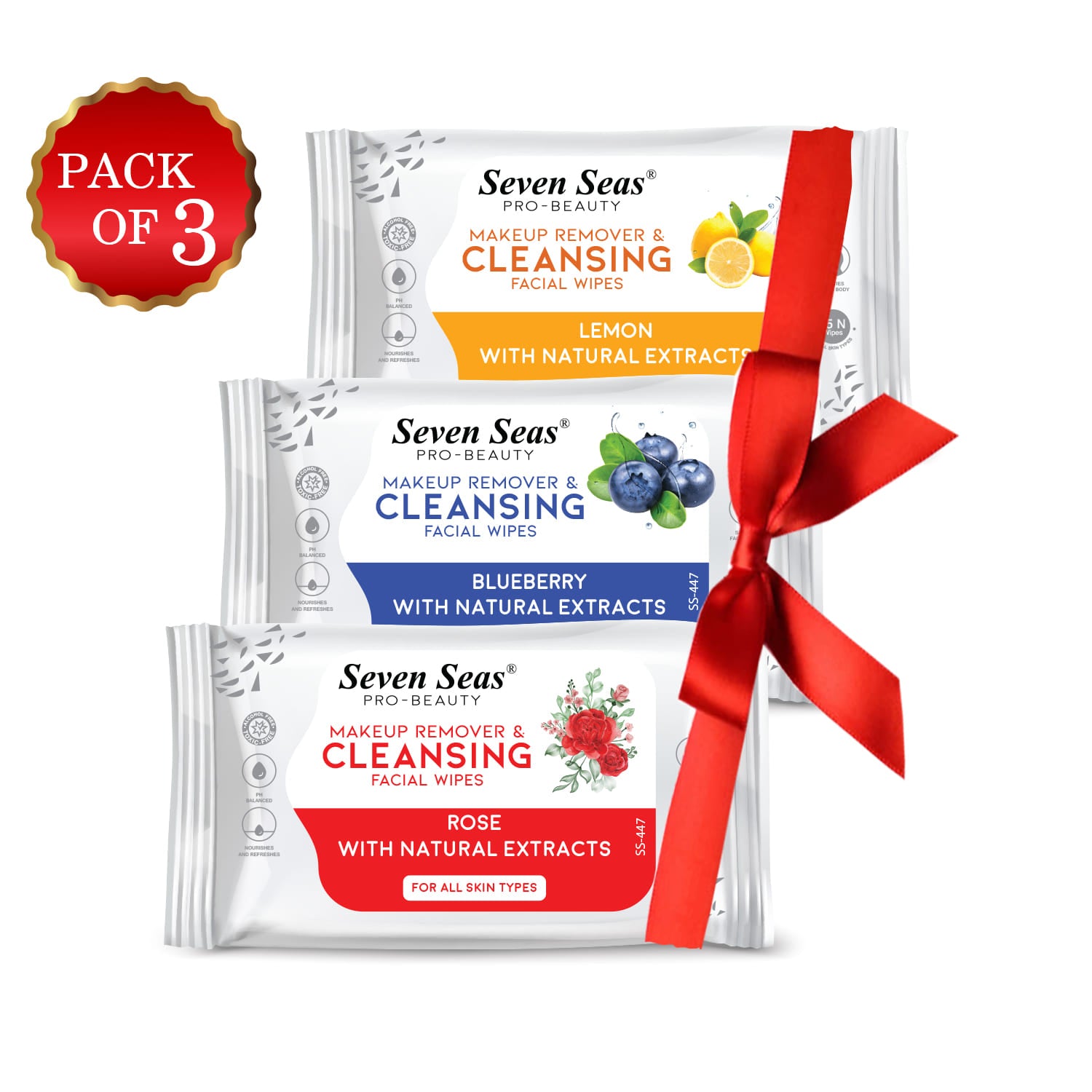 Seven Seas Wet Wipes - Seven Seas Cosmetics