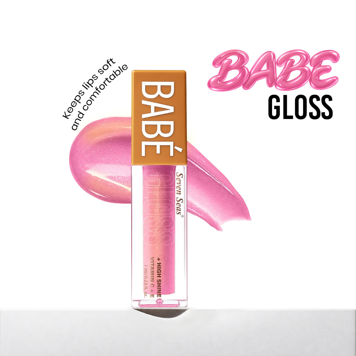 Go Babe High Shine Lip Gloss with Vitamin C & E