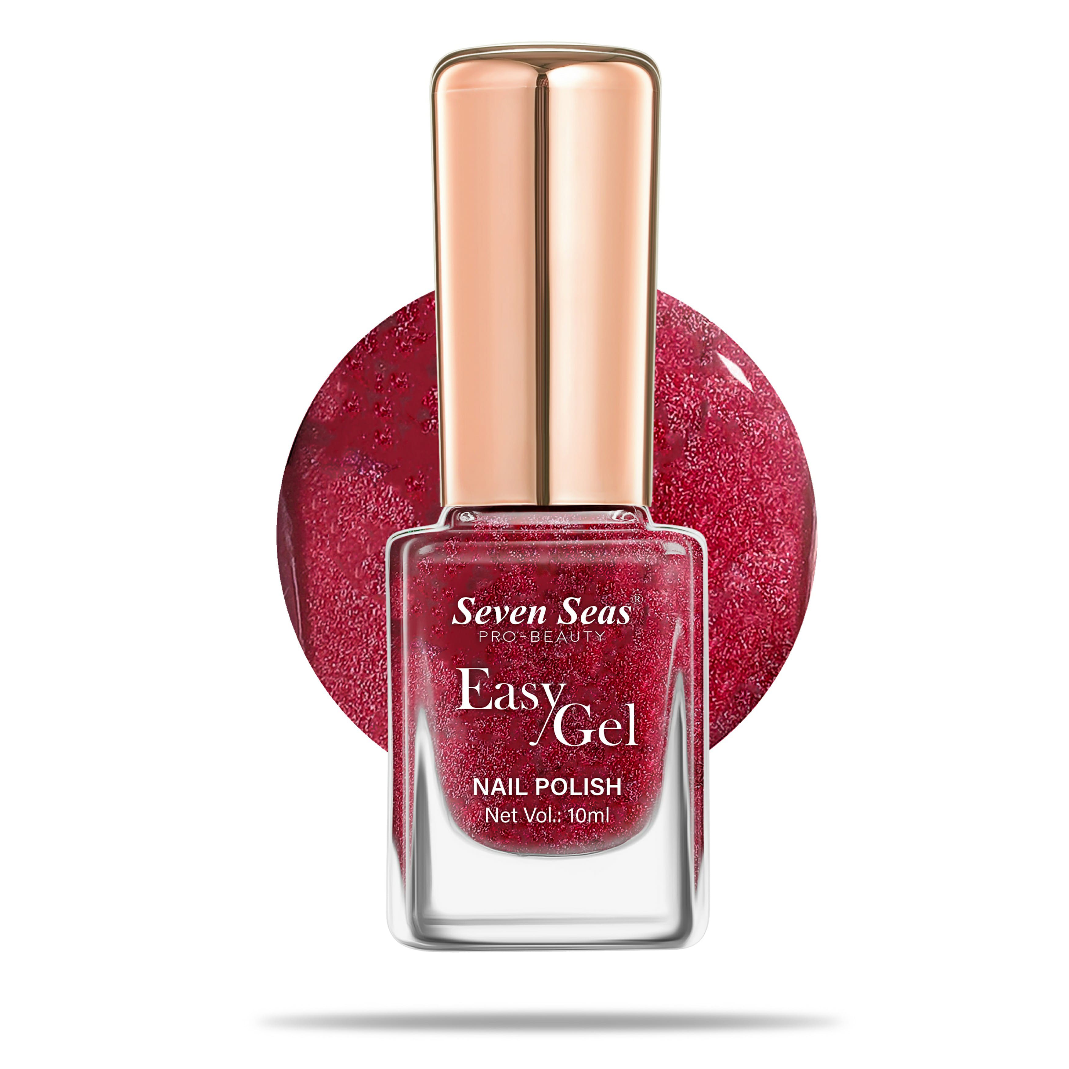 Seven Seas Easy Gel Nail Polish, Intense Glossy Finish, Hydrating Formula, Rich Pigmented, Quick Dry - Seven Seas Cosmetics