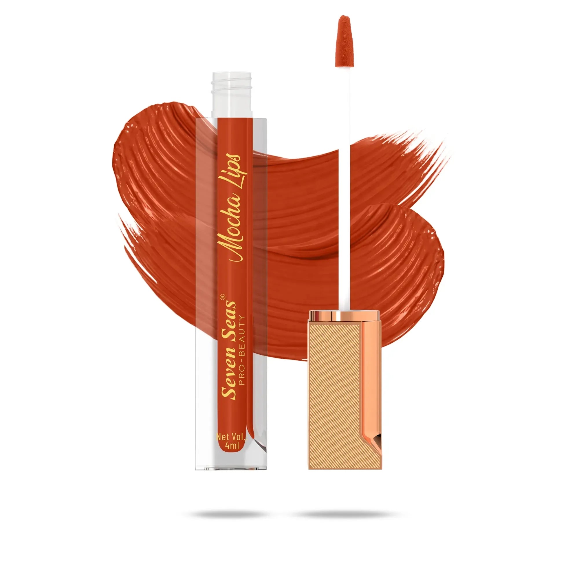 Mocha Lips Matte Liquid Lipstick | Non-Transfer & 12-Hour Stay - Seven Seas Cosmetics
