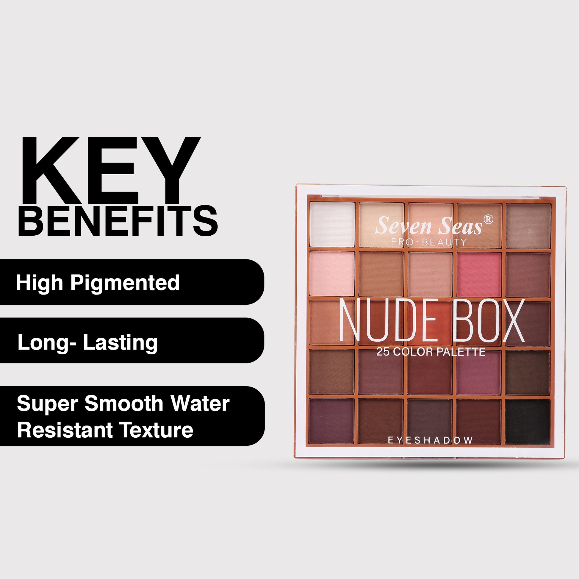 Nude Box Eyeshadow Palette - Set 101 - Seven Seas Cosmetics