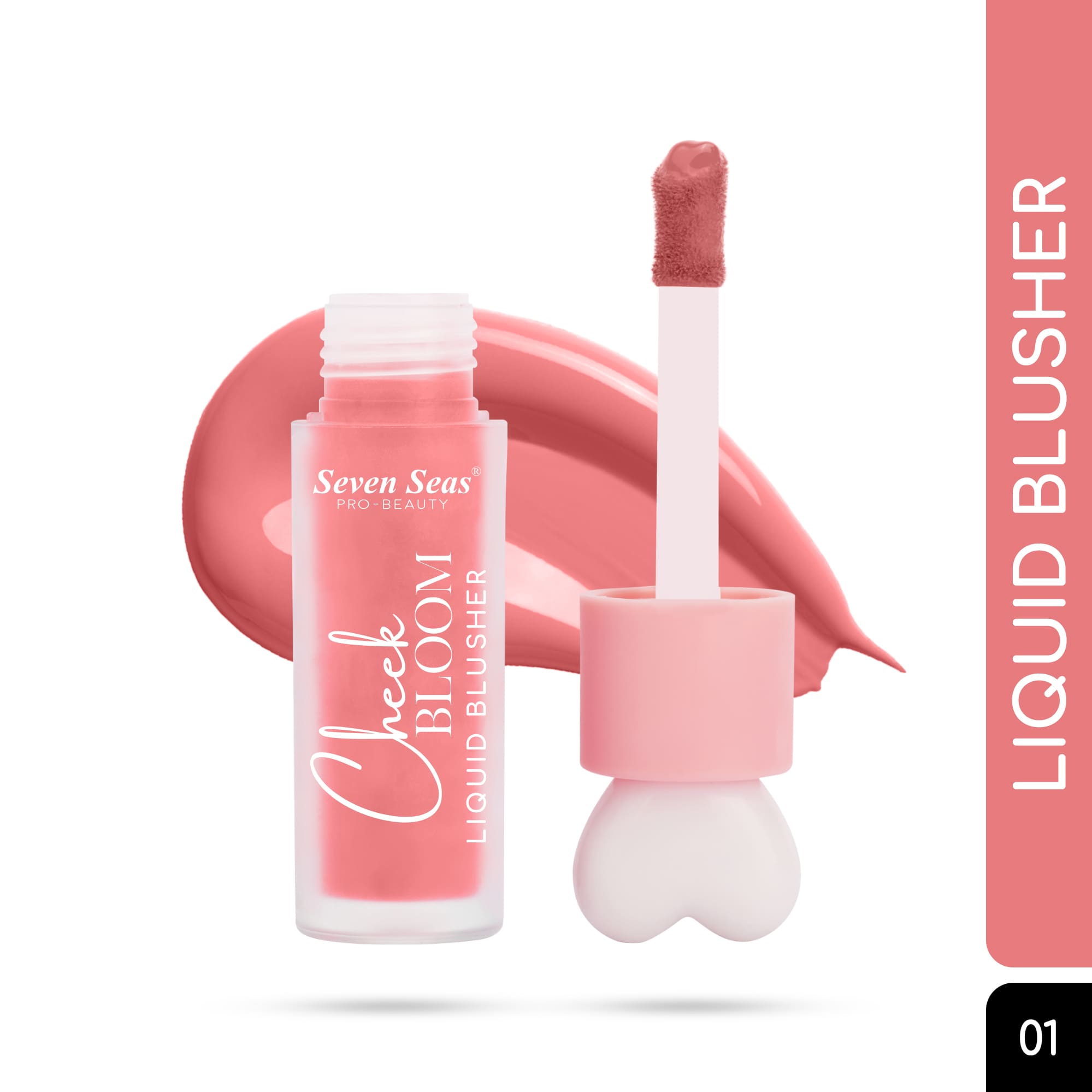 Seven Seas Cheek Bloom Liquid Blusher & Lip Gloss | Highly Pigmented | Long-lasting | Waterproof | Buildable & Blendable | All Skin Types | - Seven Seas Cosmetics