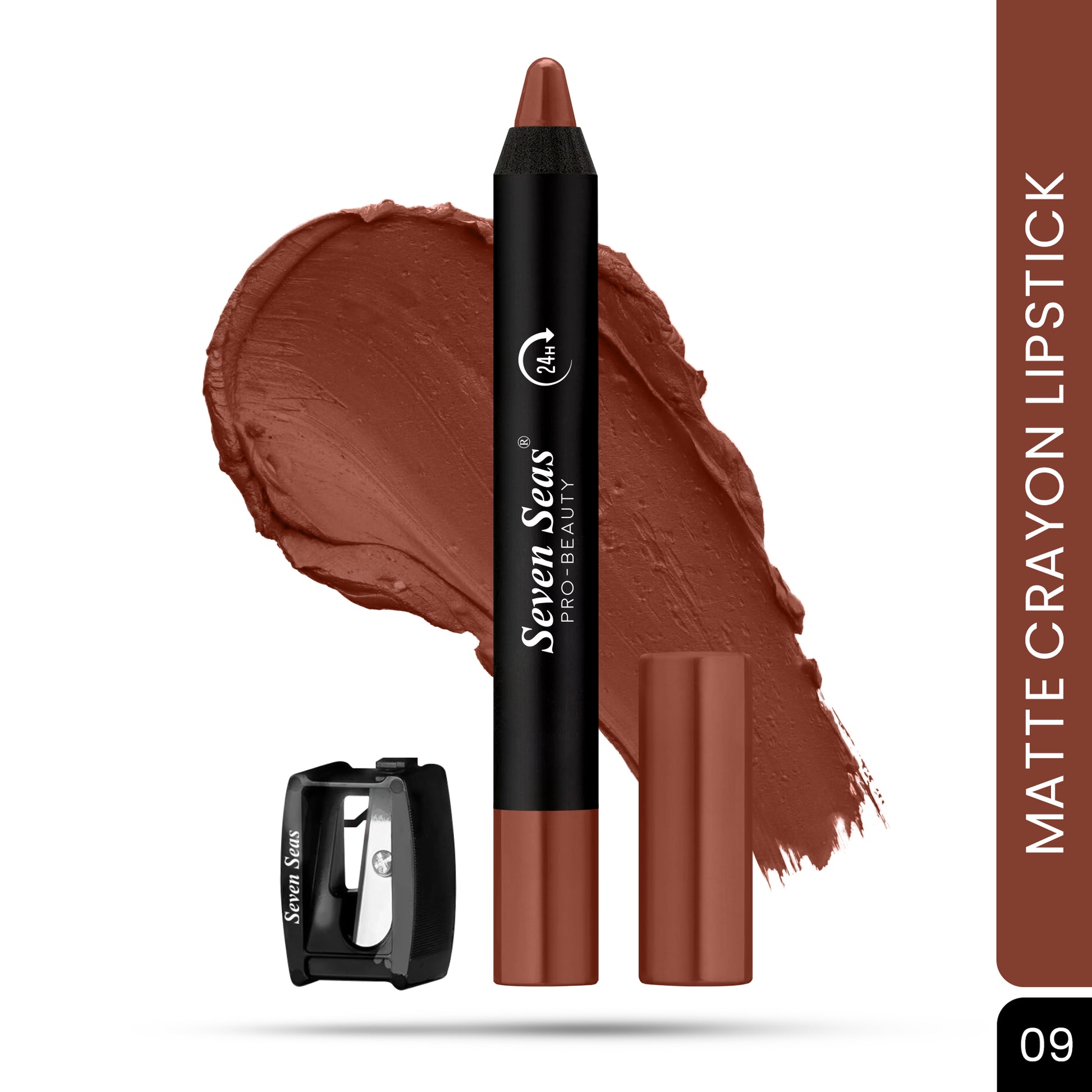 Seven Seas Matte Mood Transfer proof Crayon Lipstick - Seven Seas Cosmetics