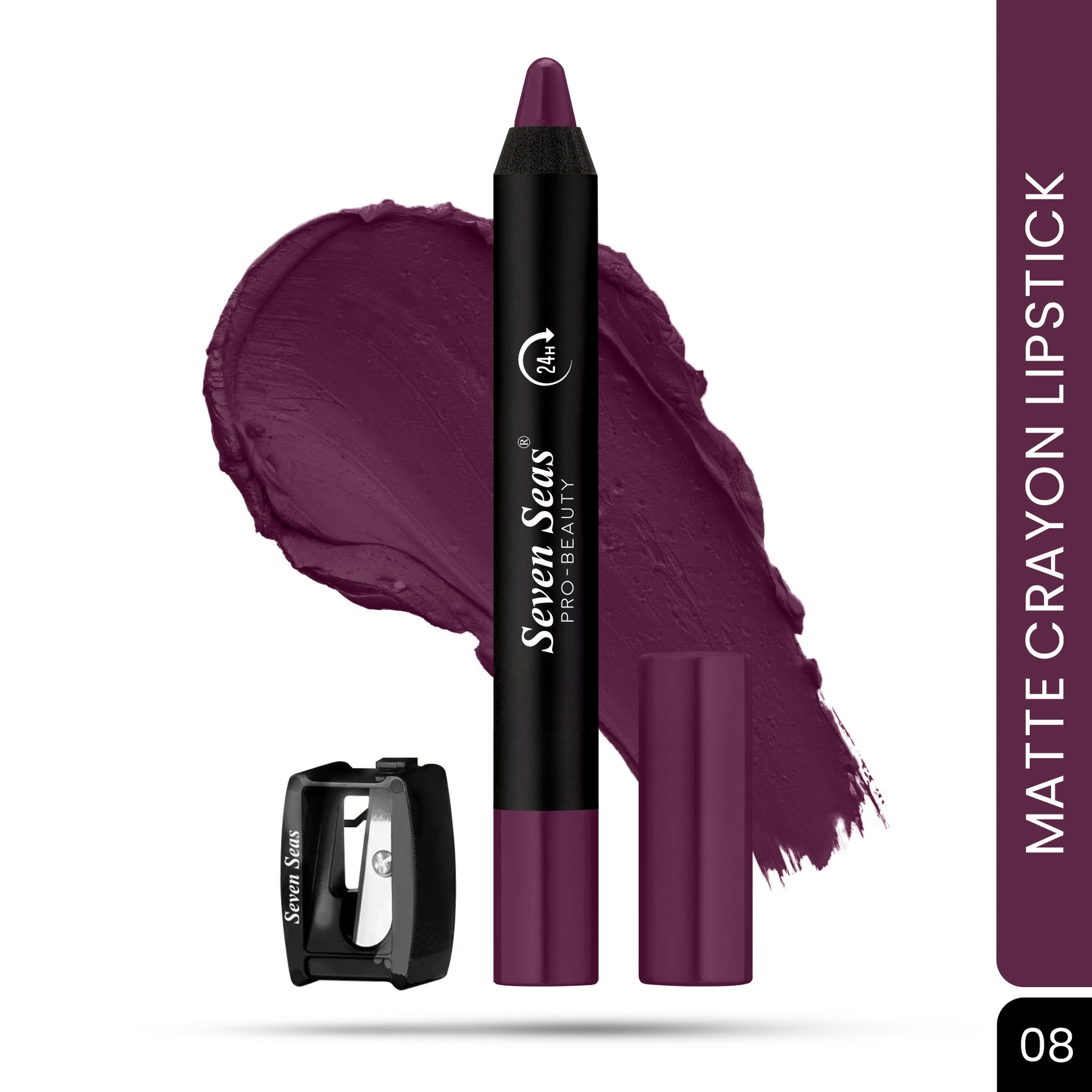 Seven Seas Matte Mood Transfer proof Crayon Lipstick - Seven Seas Cosmetics