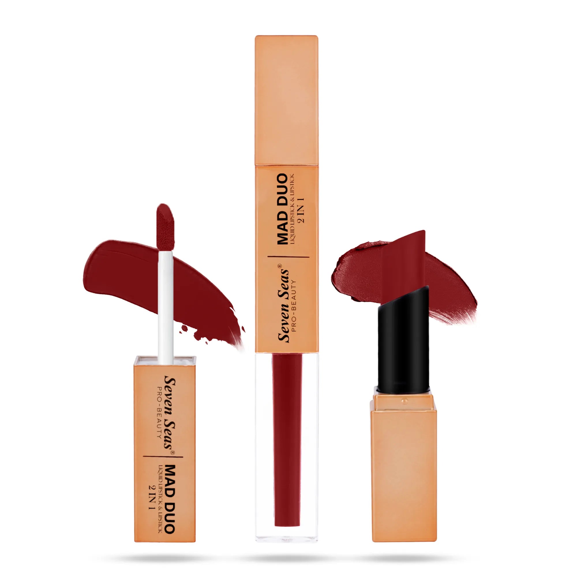 Mad Duo Lipstick | Liquid Matte and Creamy Bullet
