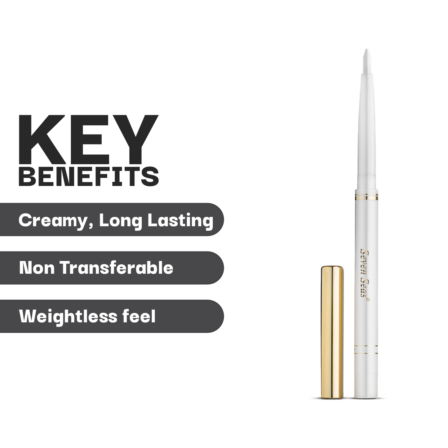 Glide-On White Color Kajal