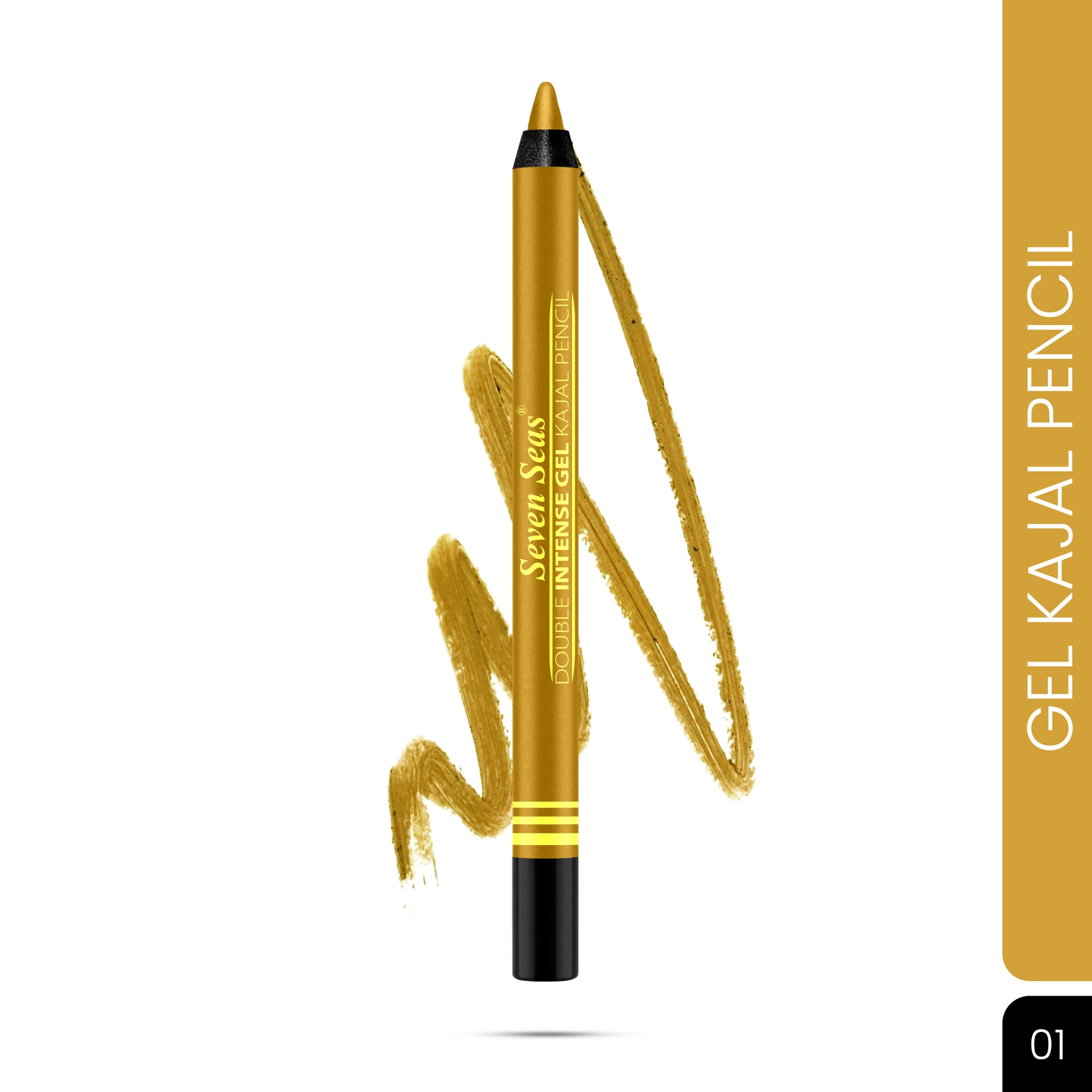 Seven Seas Double Intense Coloured Kajal - Seven Seas Cosmetics