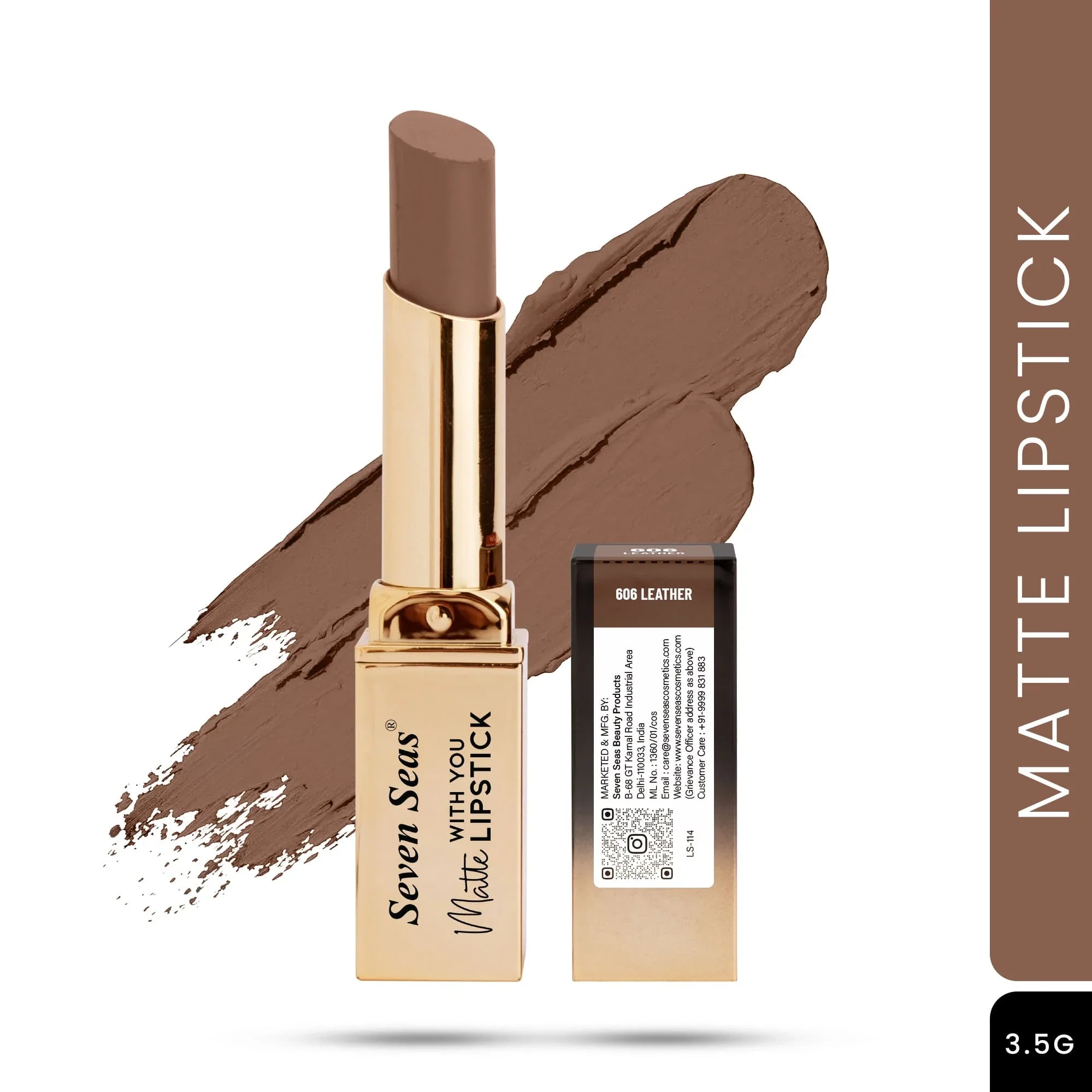 Seven Seas Matte With You Lipstick - Seven Seas Cosmetics