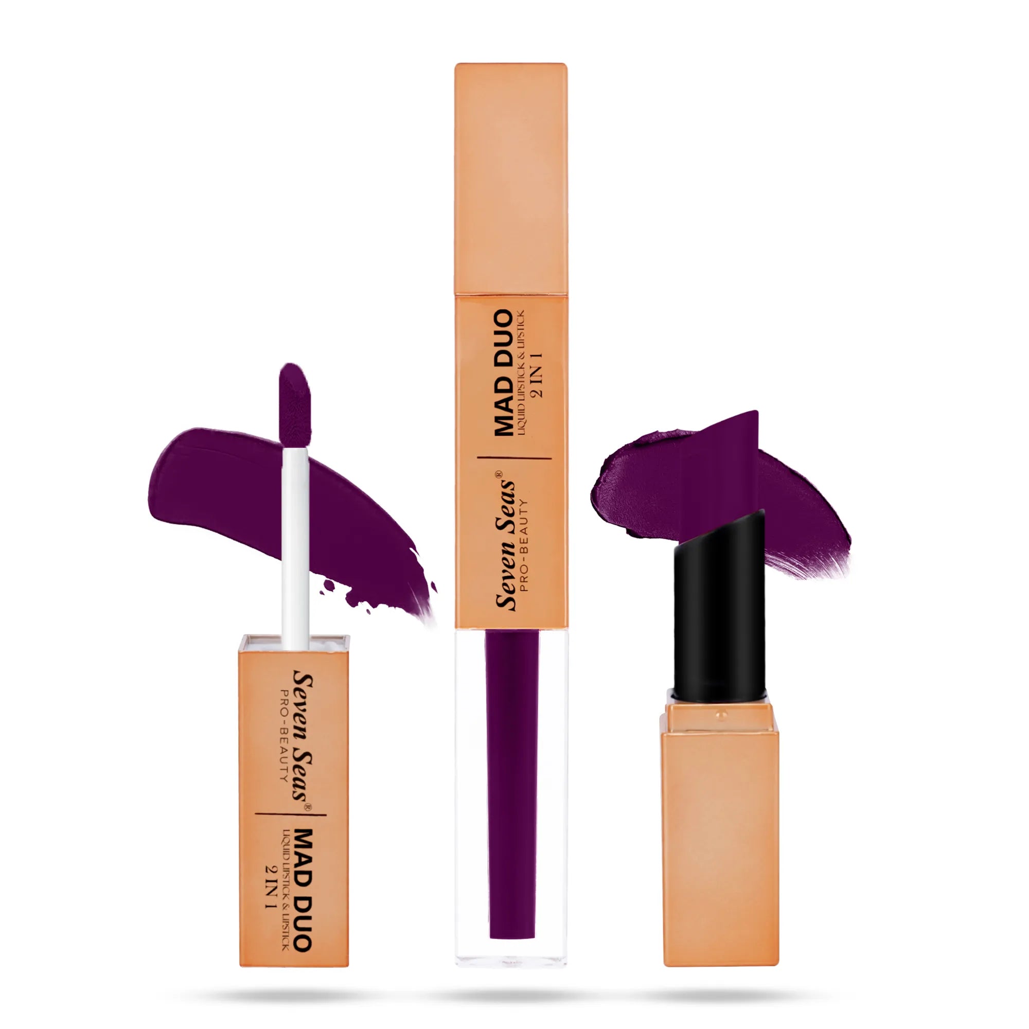 Mad Duo Lipstick | Liquid Matte and Creamy Bullet