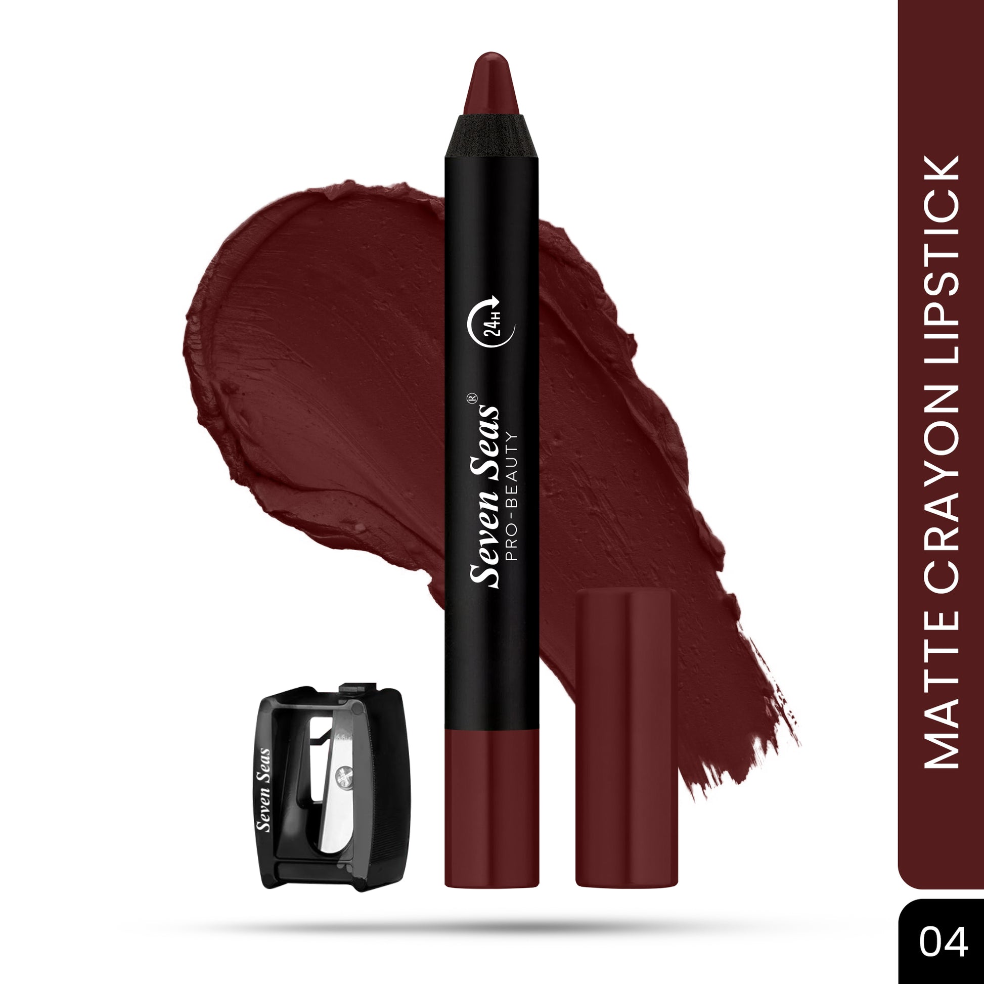 Seven Seas Matte Mood Transfer proof Crayon Lipstick - Seven Seas Cosmetics