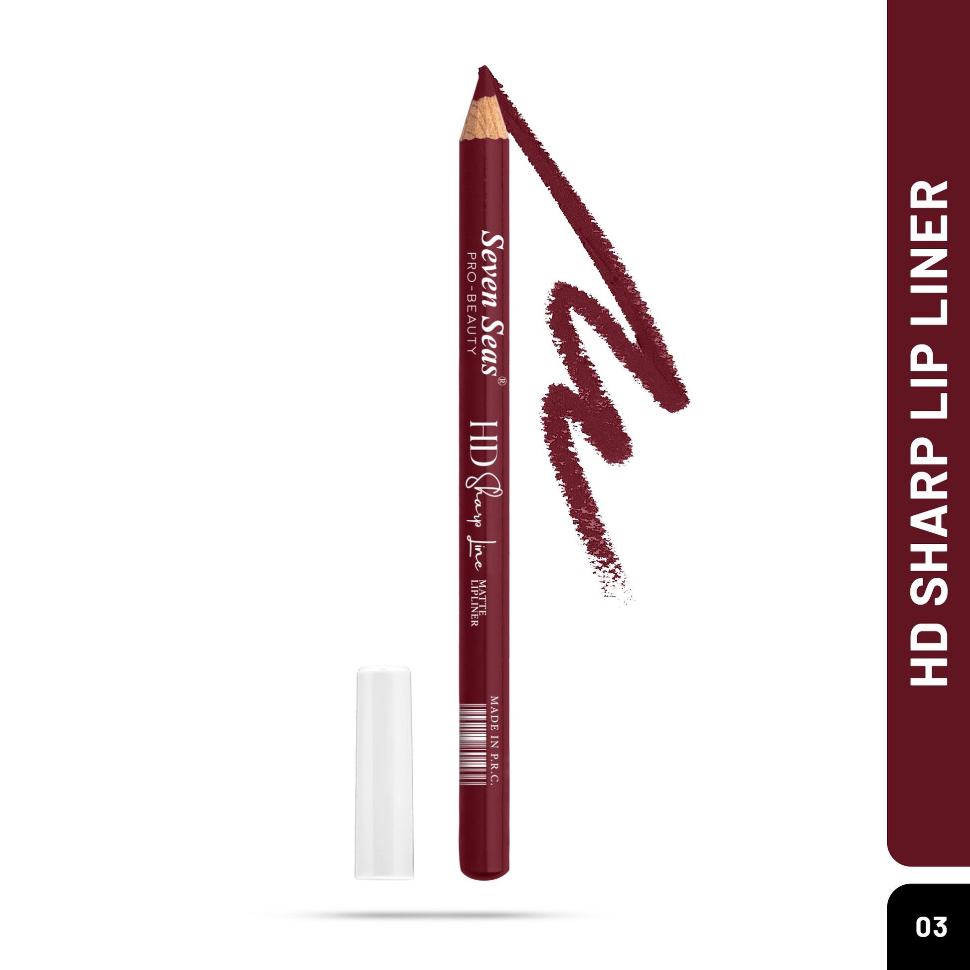 Seven Seas HD Sharp Line Lip Liner | Matte Lip Liner | Transfer-proof | Long Lasting | Highly Pigmented - Seven Seas Cosmetics