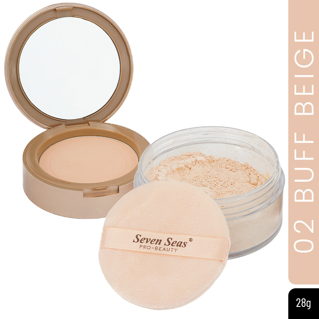 Seven Seas 2 In 1 Weightless Stay Matte Compact Powder - Seven Seas Cosmetics