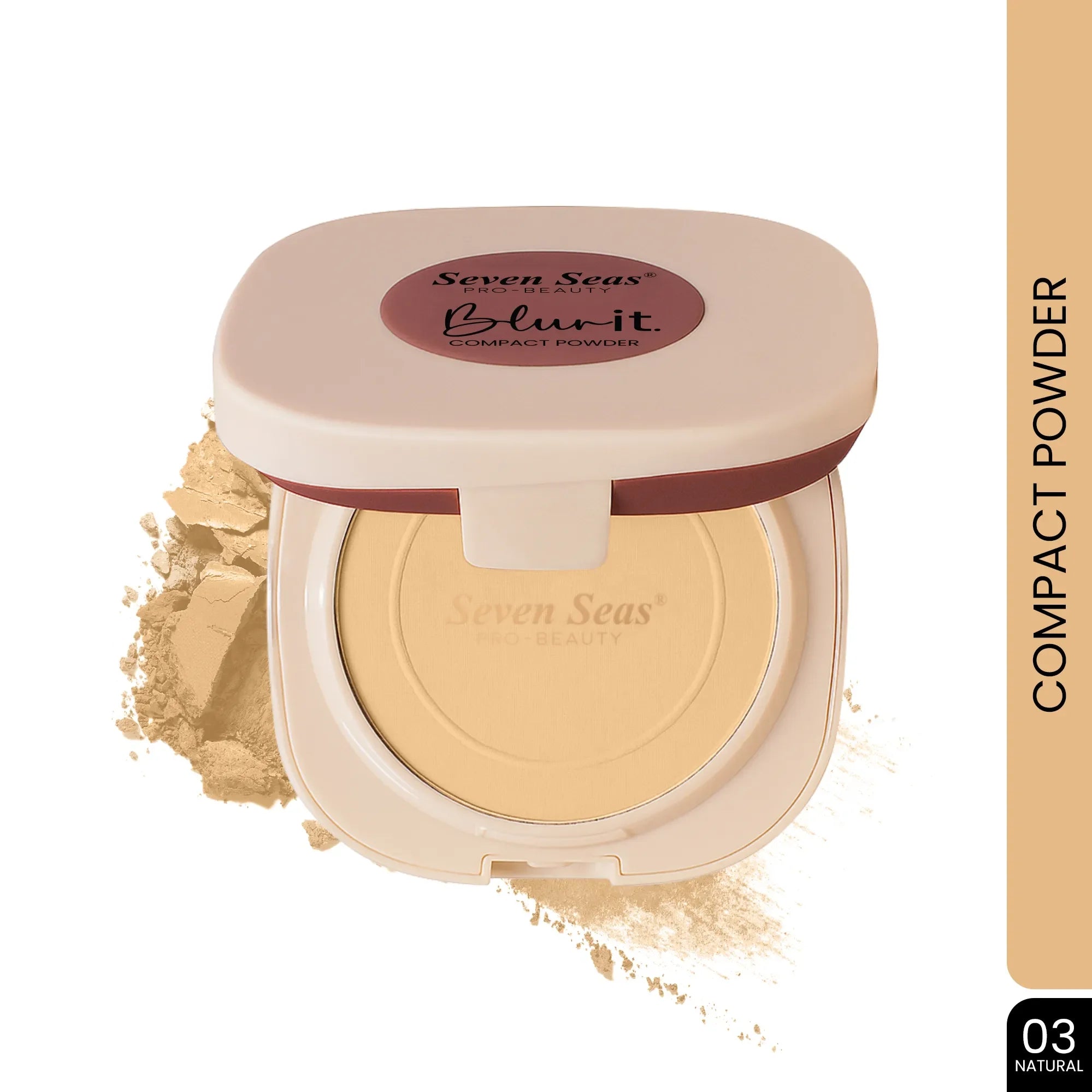 Blur It Compact Powder | Soft Focus Finish - Seven Seas Cosmetics