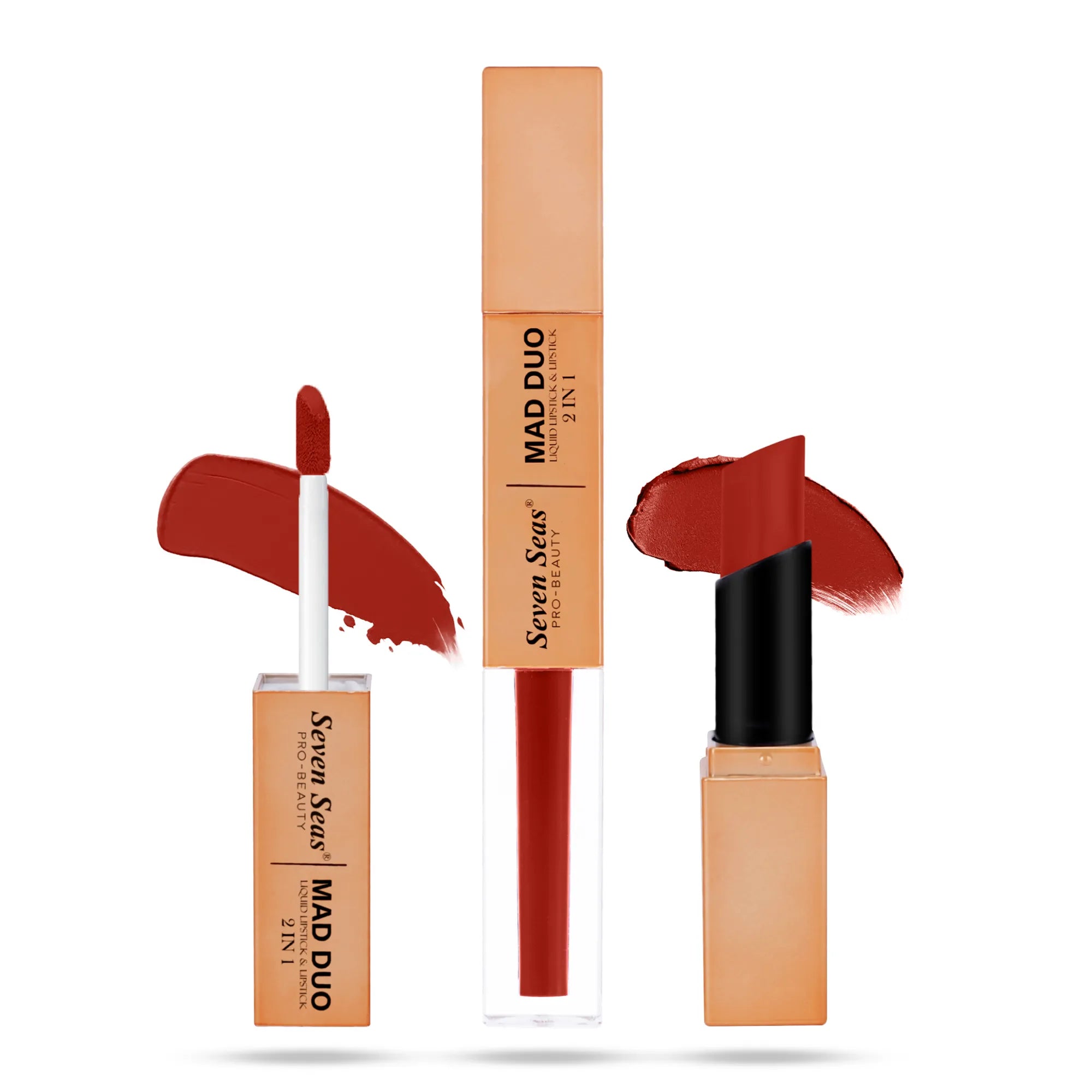 Mad Duo Lipstick | Liquid Matte and Creamy Bullet