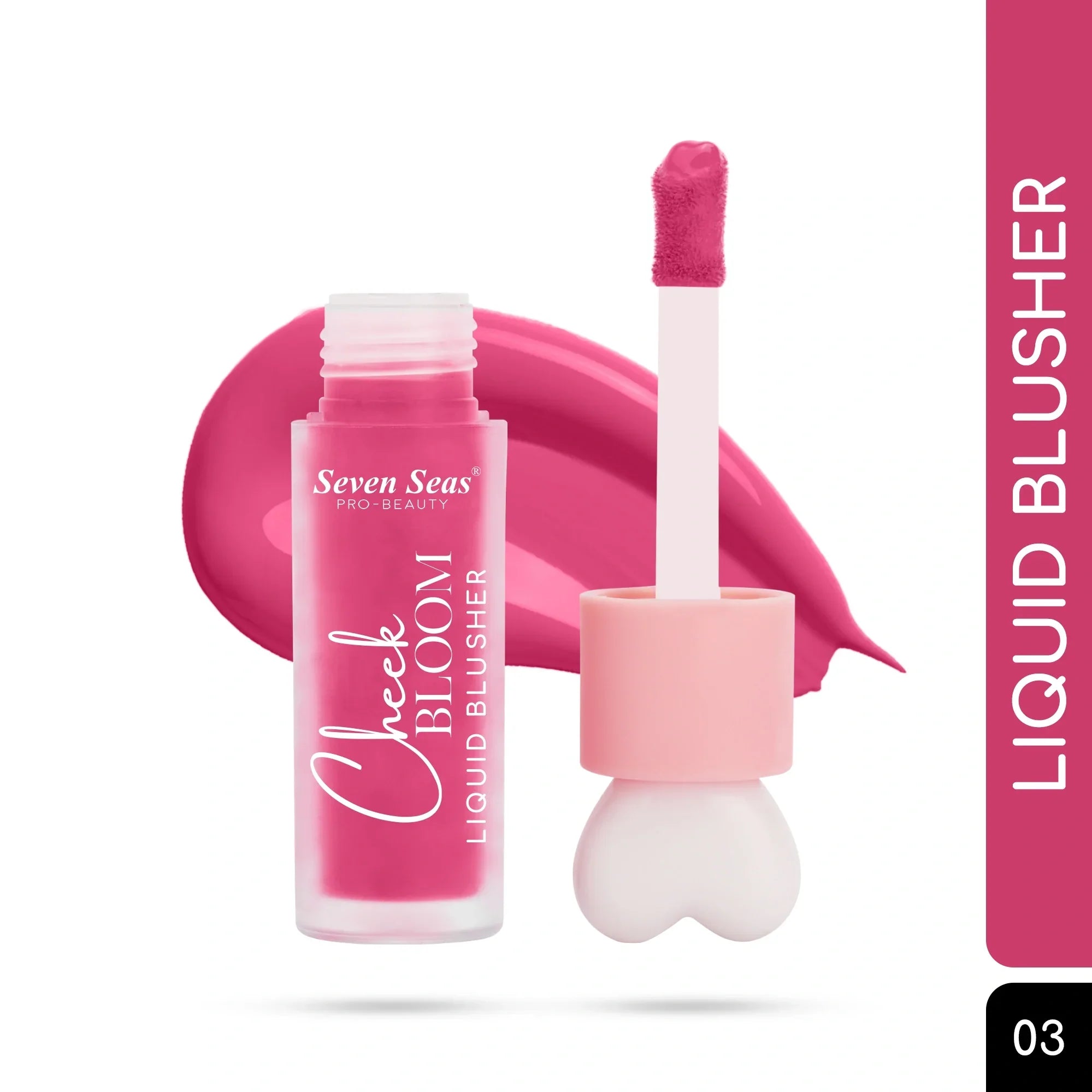 Cheek Bloom Liquid Blusher for Women | Lightweight & Long Lasting Color - Seven Seas Cosmetics