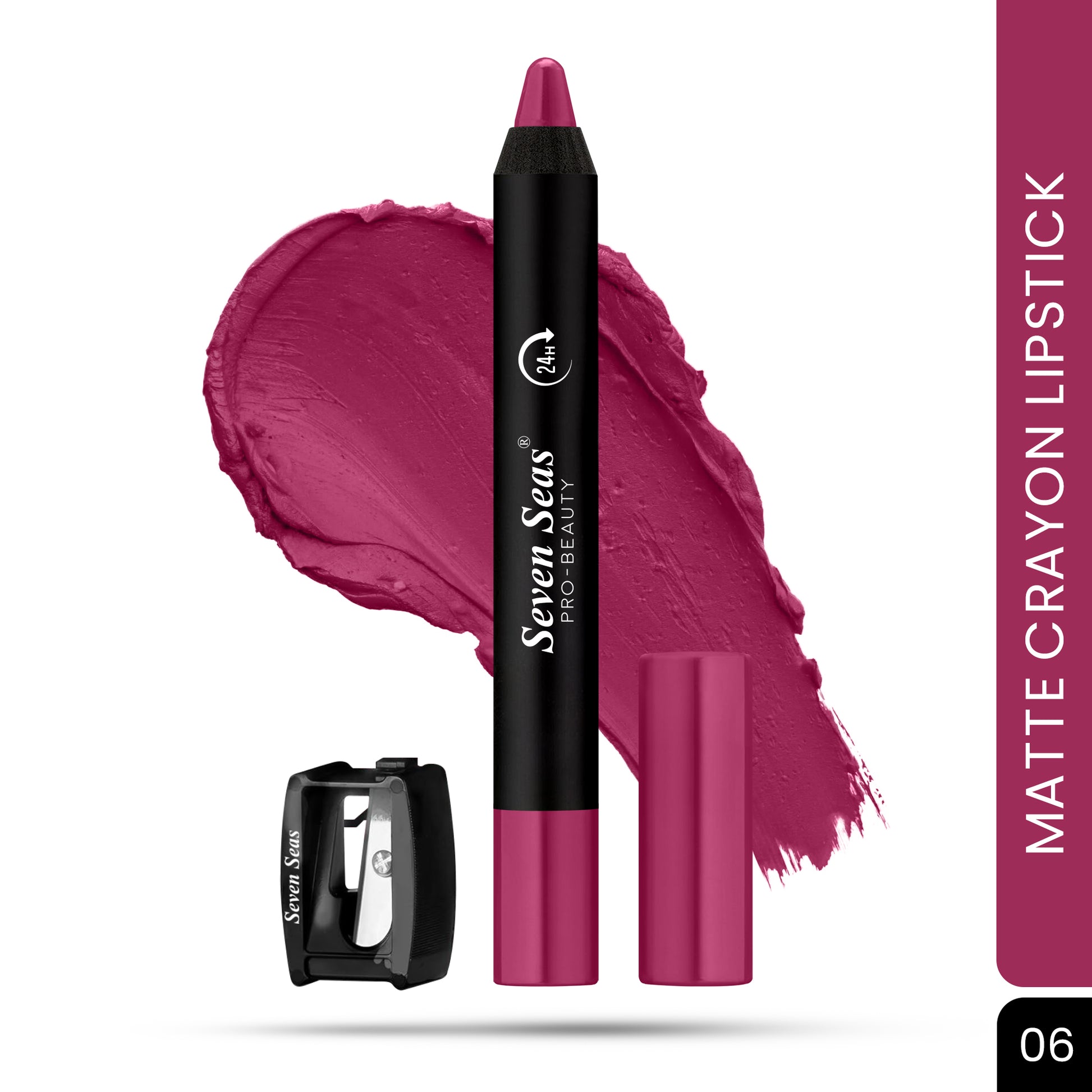 Seven Seas Matte Mood Transfer proof Crayon Lipstick - Seven Seas Cosmetics