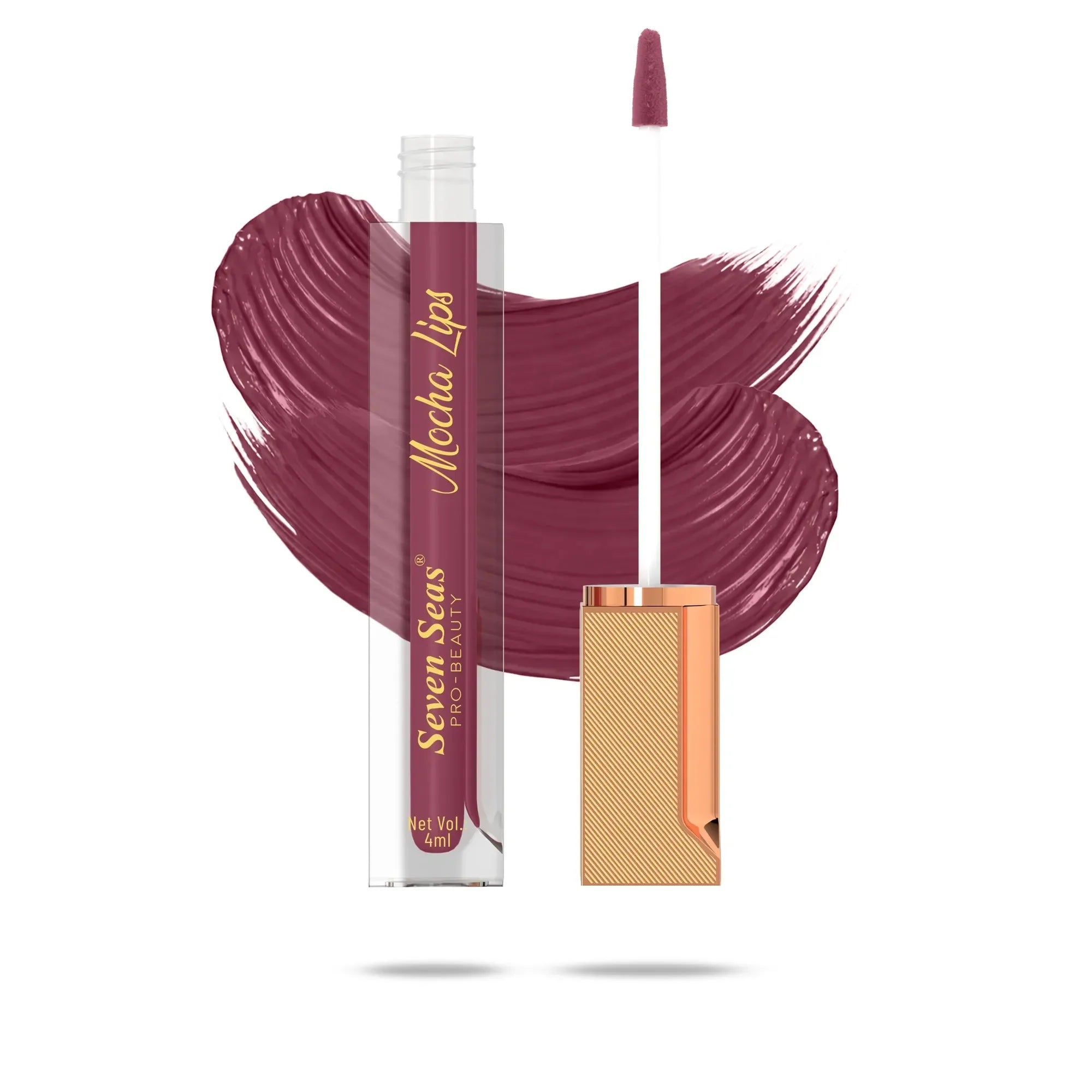 Mocha Lips Matte Liquid Lipstick | Non-Transfer & 12-Hour Stay - Seven Seas Cosmetics