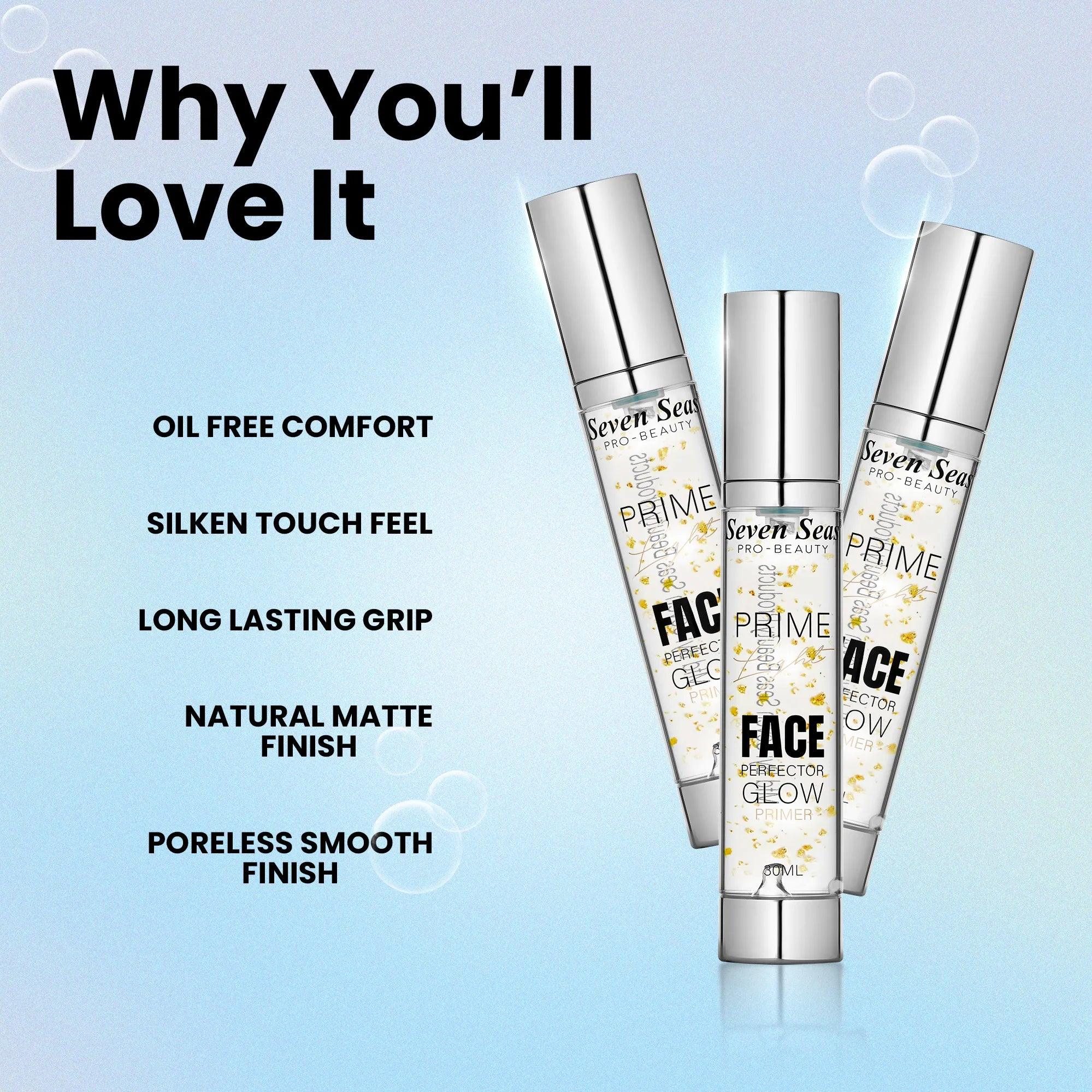 Prime Light Glow Primer | Radiant Face Perfector - Seven Seas Cosmetics